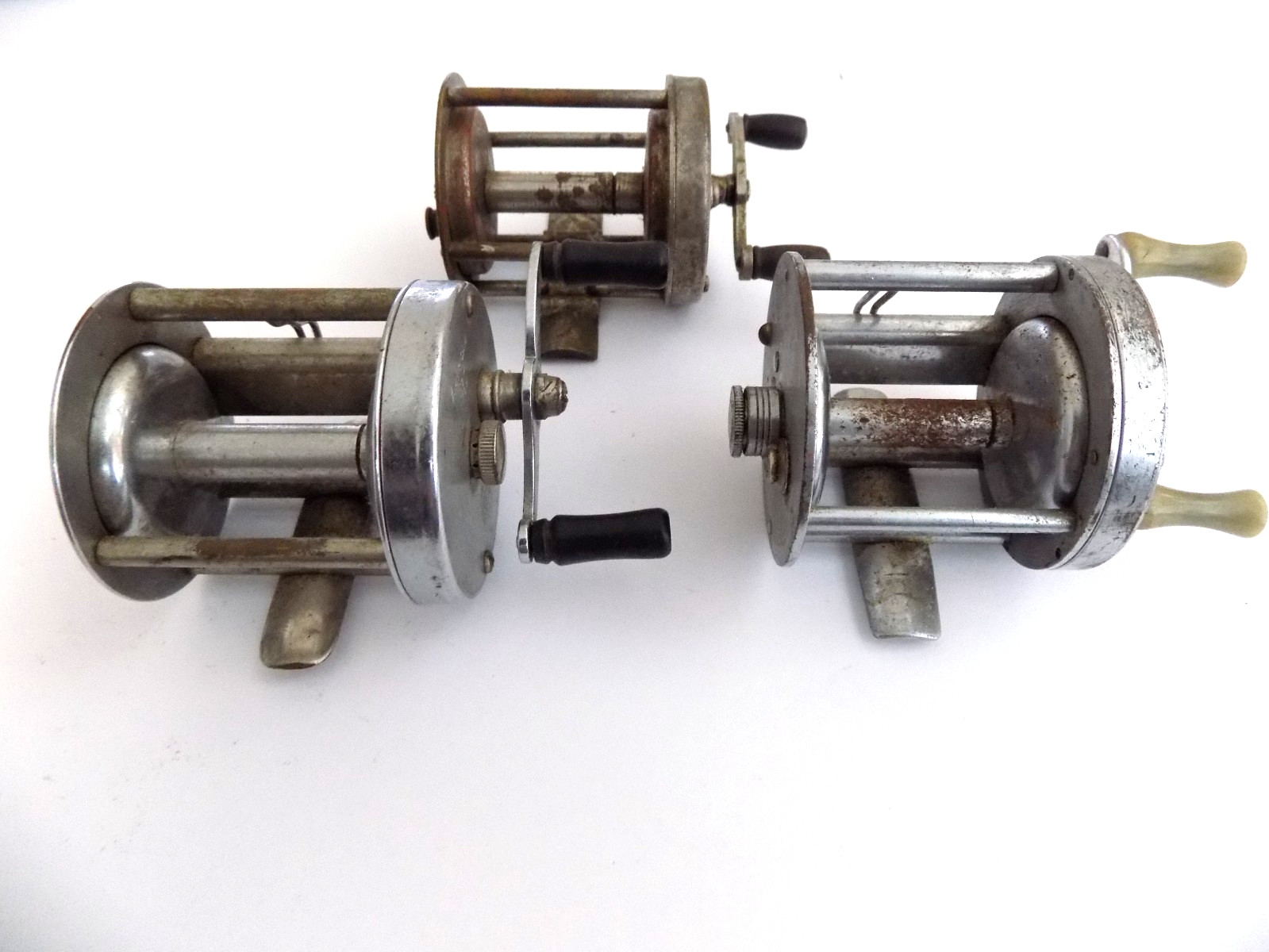 VINTAGE HORROCKS-IBBOTSON, BRONSON BILTWELL & KALAMAZOO TACKLE CASTING REELS – 3