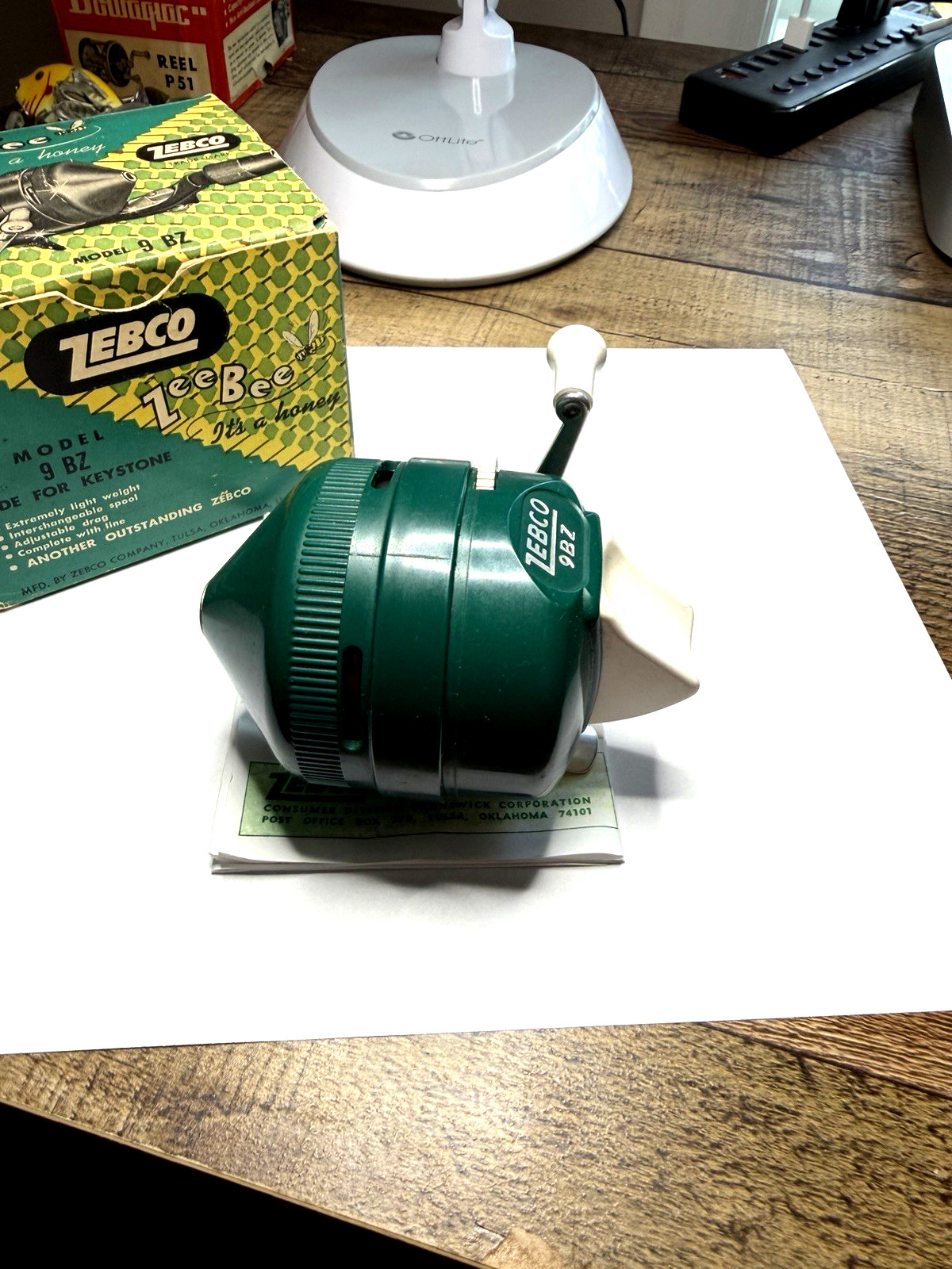 Zebco 9 BZ In The Box With Paper Wok MINTY