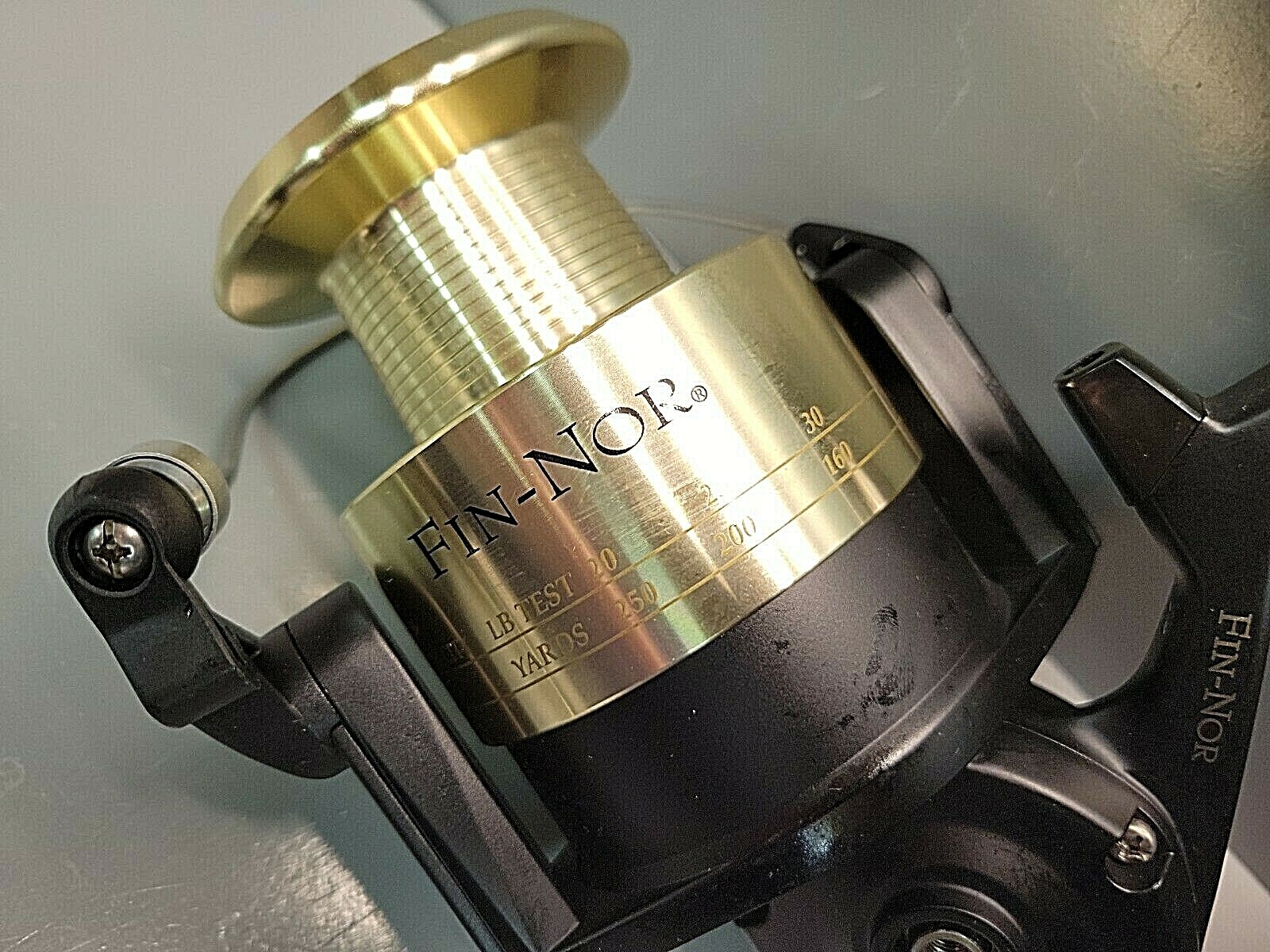 Fin-Nor ABS20 Ahab Spinning Reel # 20 NEW OLD STOCK! No. 20 (US Seller)