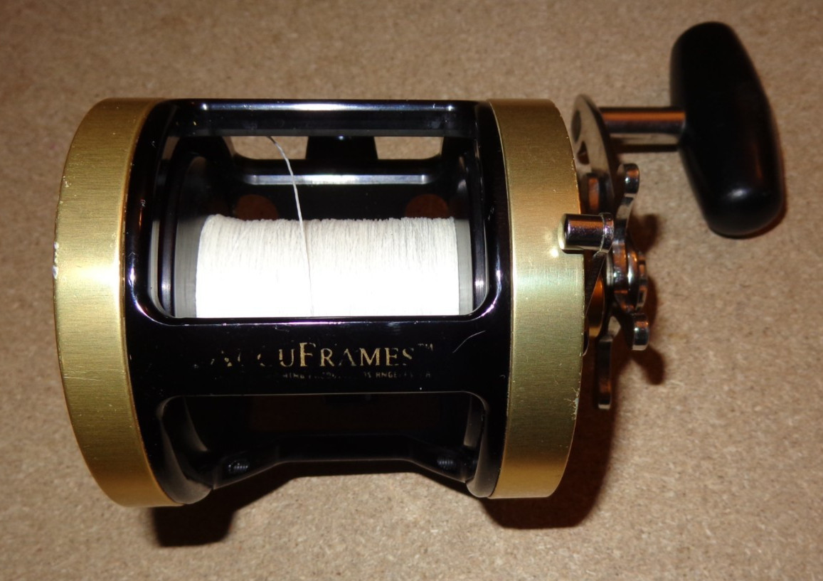 Penn Senator 3/0 Reel With Black Accurate AccuFrame Gold AccuPlates Conversion