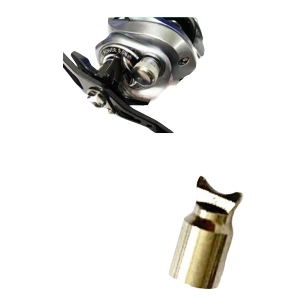 Stainless Steel Twists Shaft and Plastic Cap for Takuma P1 For BFS Reel