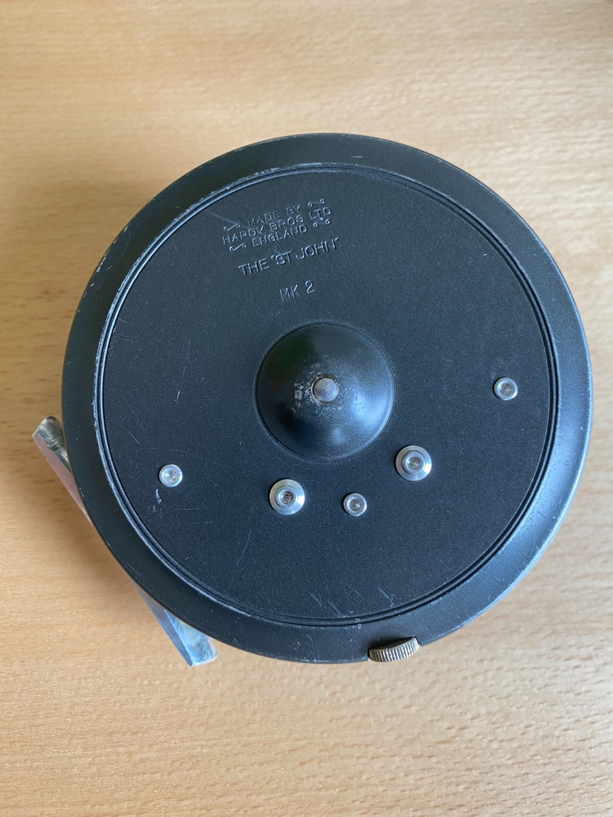 Hardy St. John MK 2 Fly Fishing Reel. Made in England. 3 7/8”.