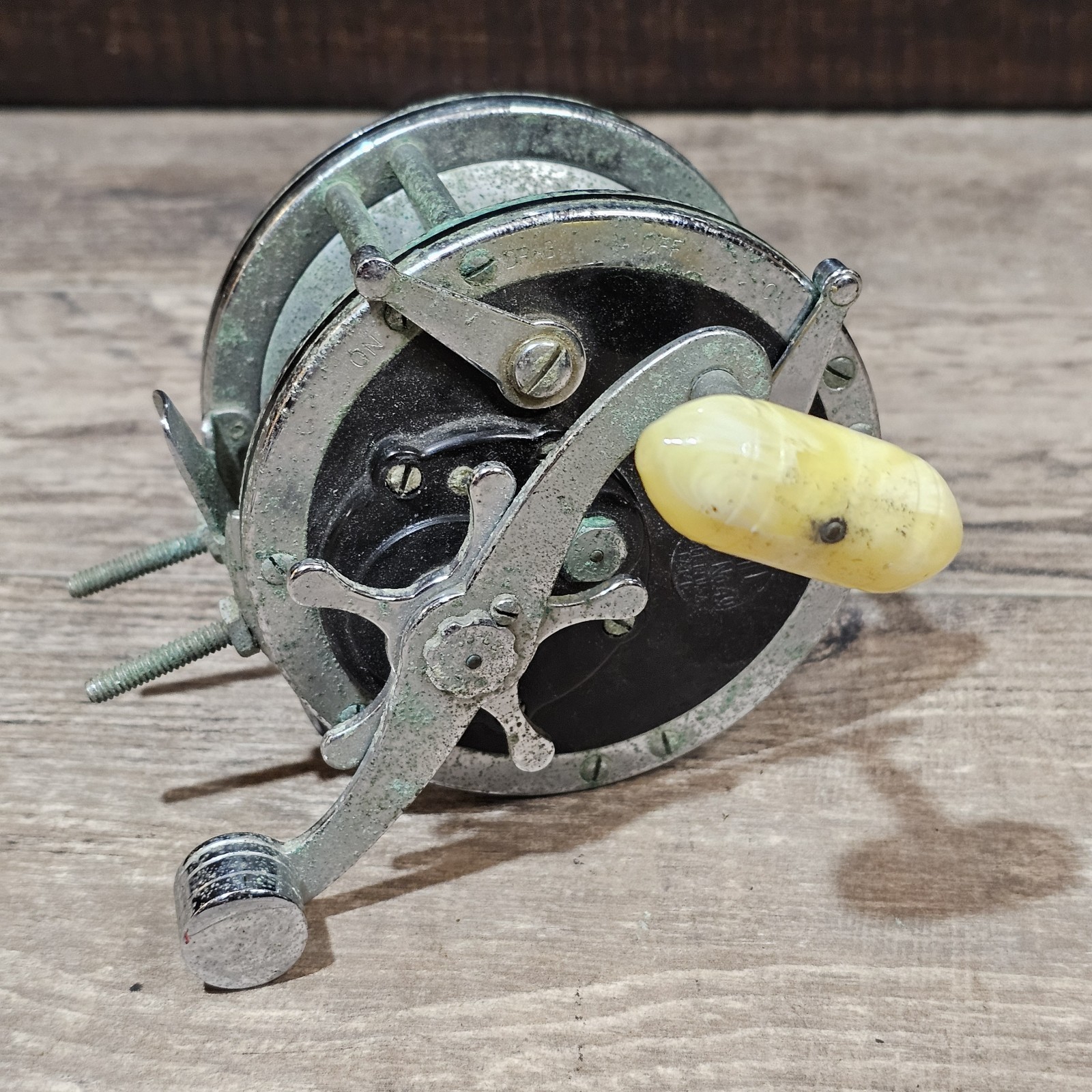 Vintage Penn No. 49 Super Mariner Fishing Reel Deep Sea