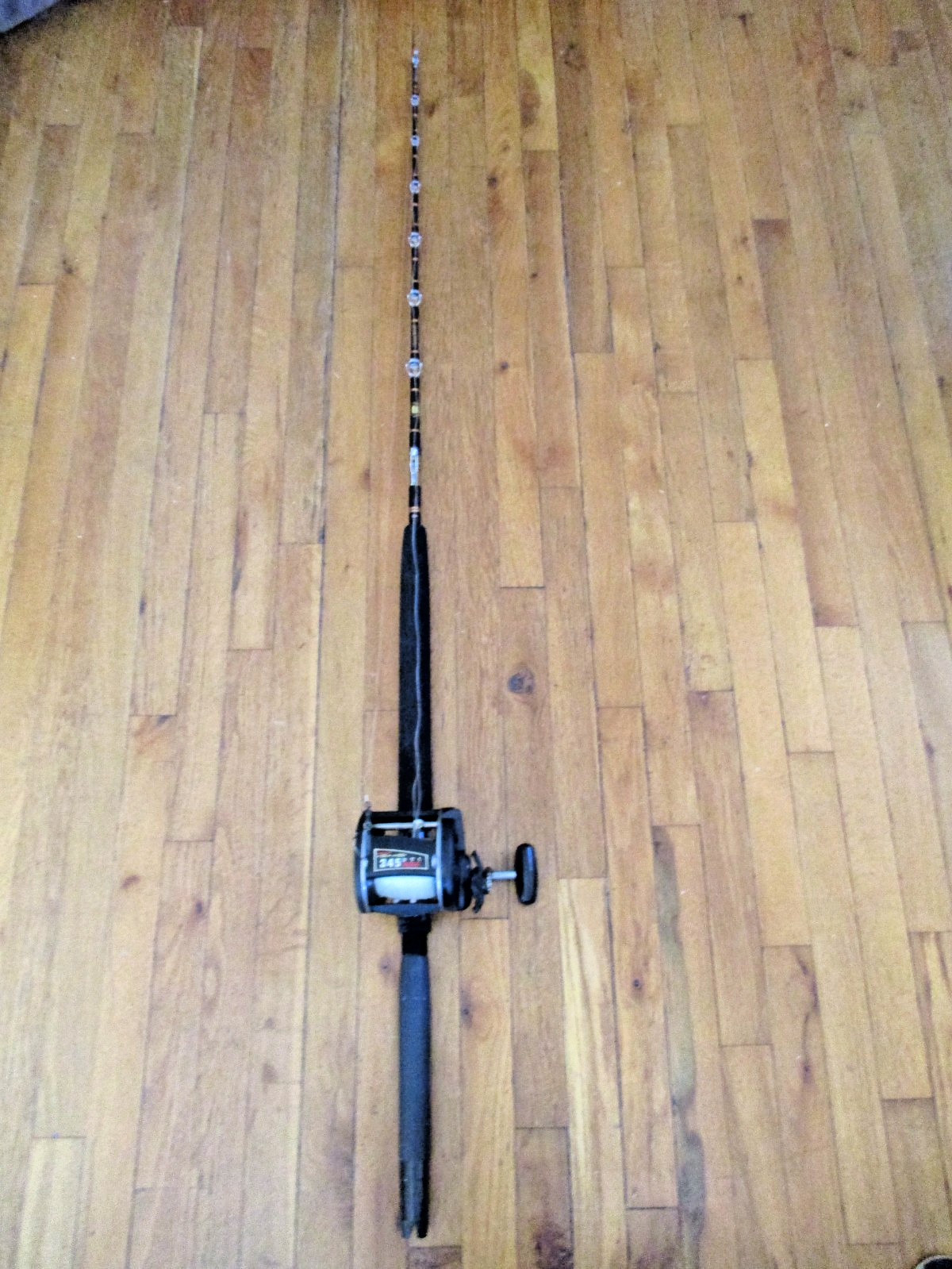VTG Penn Casting Reel 345 GTI Graphite Big Game Fishing Reel & Tuna Stick Pole