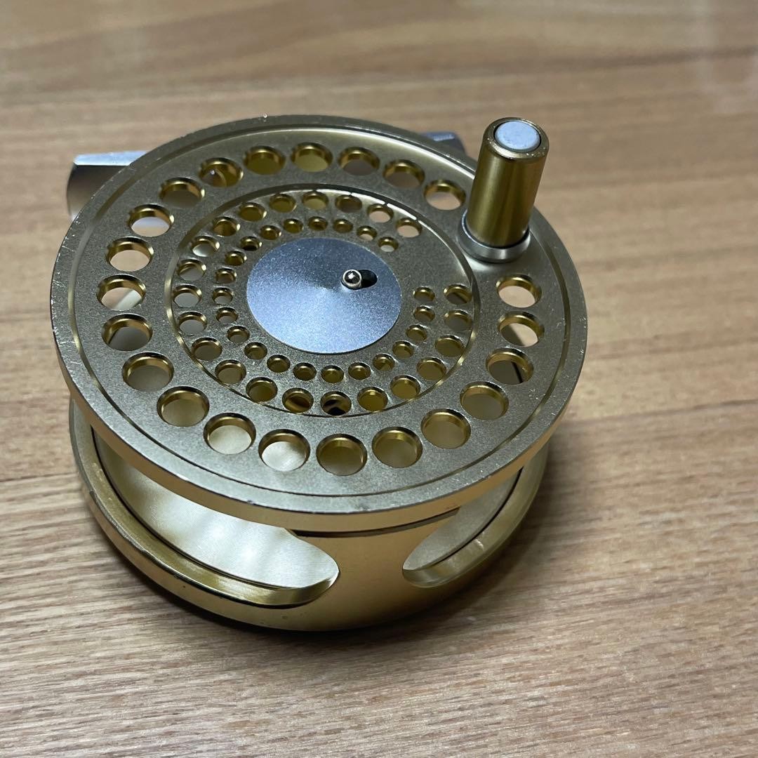 MARRYAT MR 7A Fly Reel Made in Japan w/ Case Convertible Retrieve Gold F/S