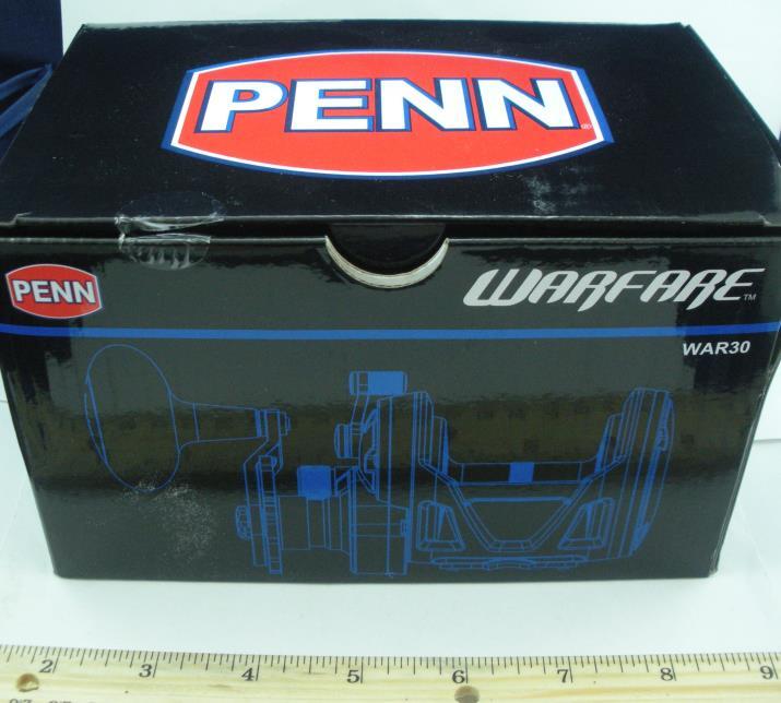 Penn WAR30 1366201 Warfare 30 Trolling Reel Star Drag Holds 360 yd/30 llb Test