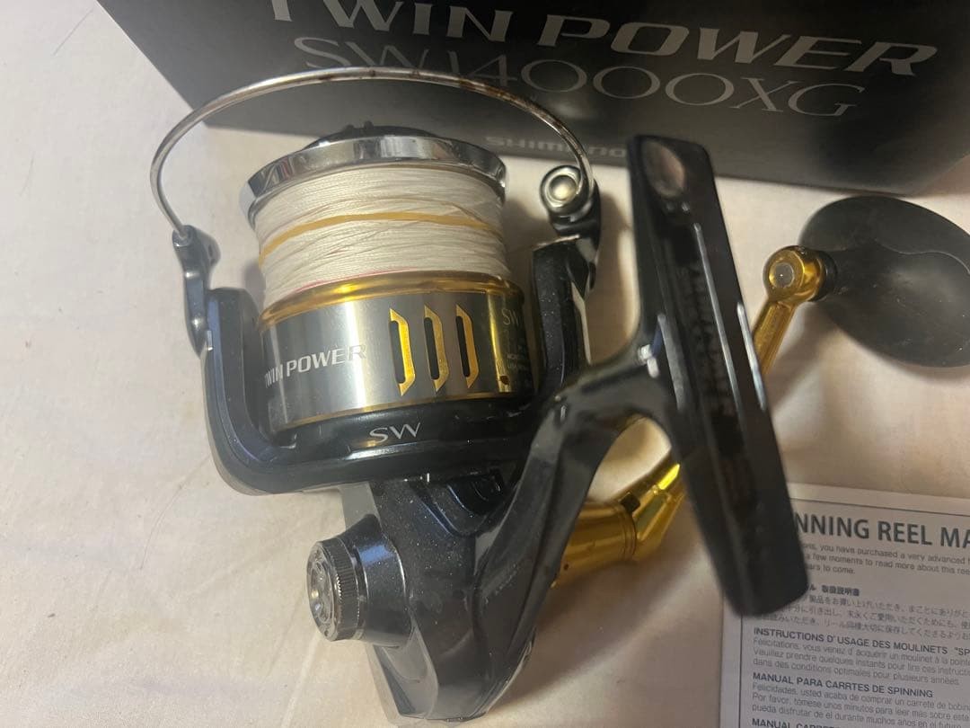 SHIMANO 15 Twin Power SW 14000XG Spinning Reel Used JDM Japan