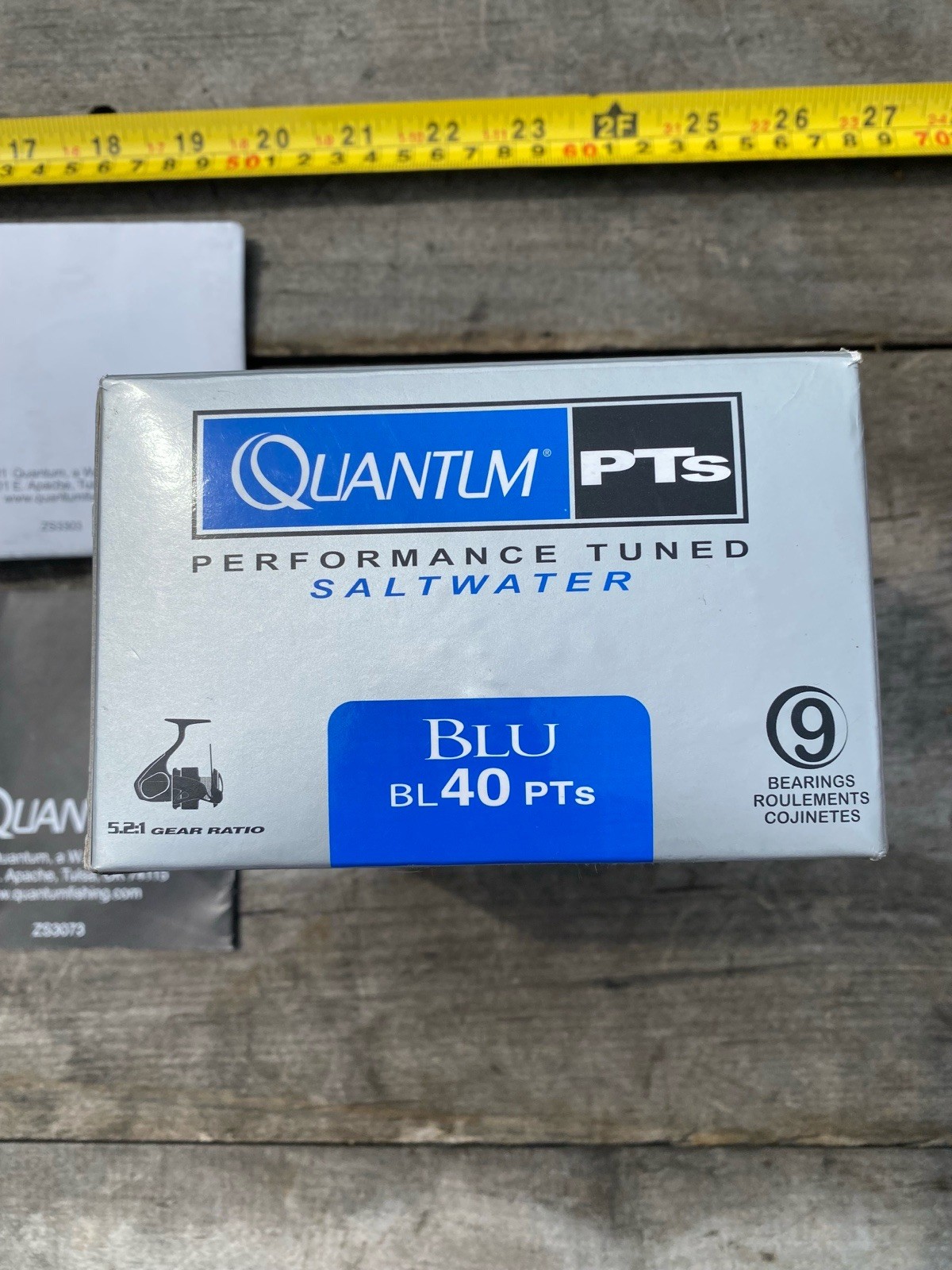NEW Quantum Energy 40PTi! Titanium Bail!MAGNETIC BAIL TRIP BLUE 40