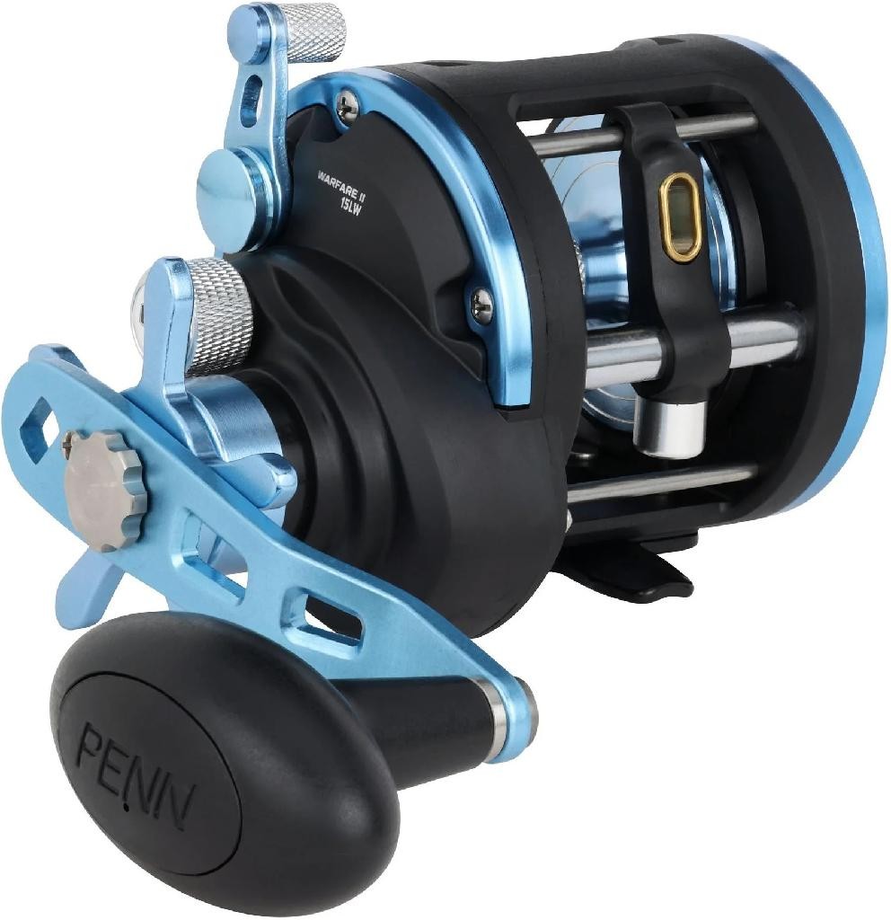 PENN WARII15LW Warfare™ II Level Wind 15 Right Hand Conventional Reel 1639127…