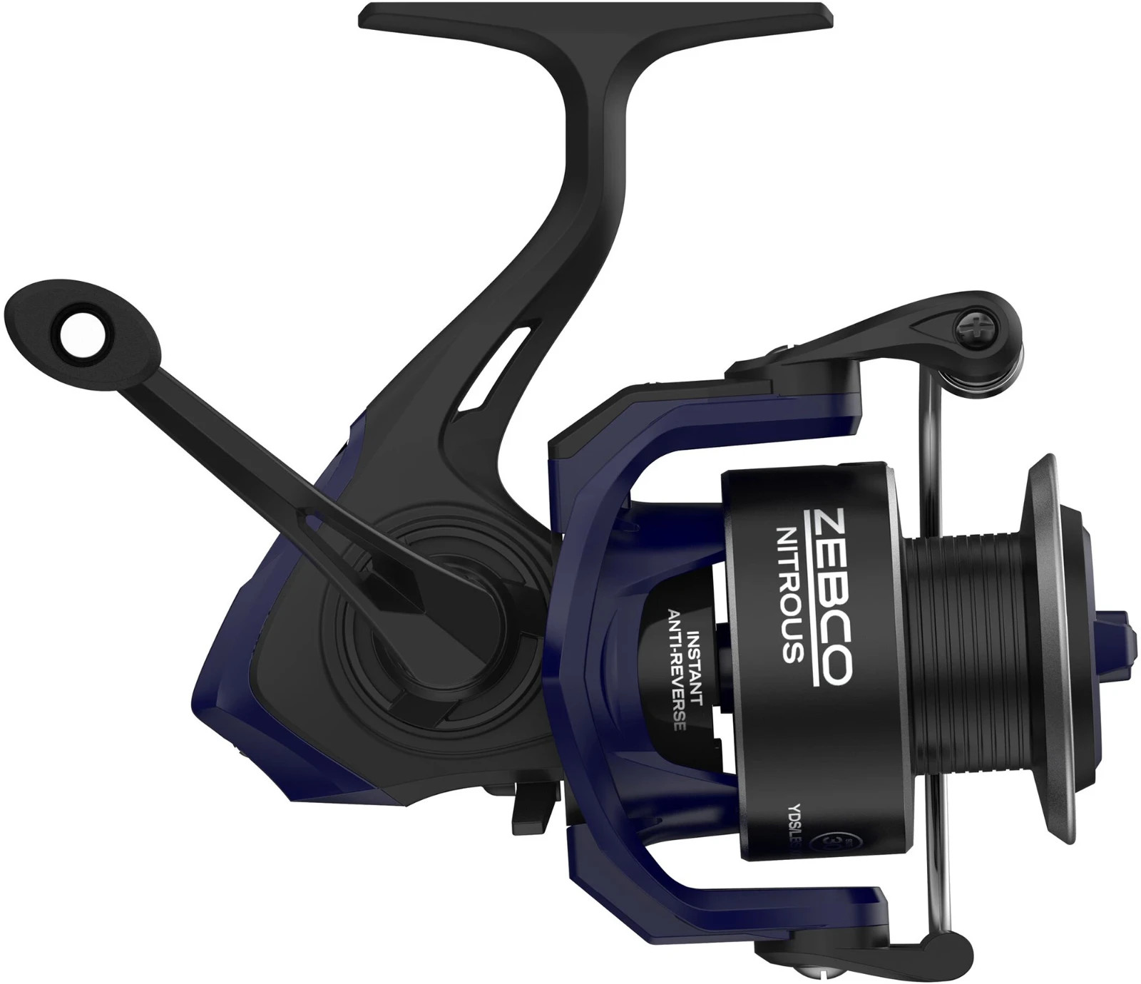 ZEBCO NITROUS Spinning Reel 5.2:1 Gear Ratio 9 bb Aluminum Spool Graphite frame