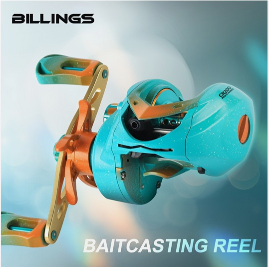 Billings CR200 Lightweight Baitcasting Fishing Reel 6.3:1 Gear Ratio 5+1 BB