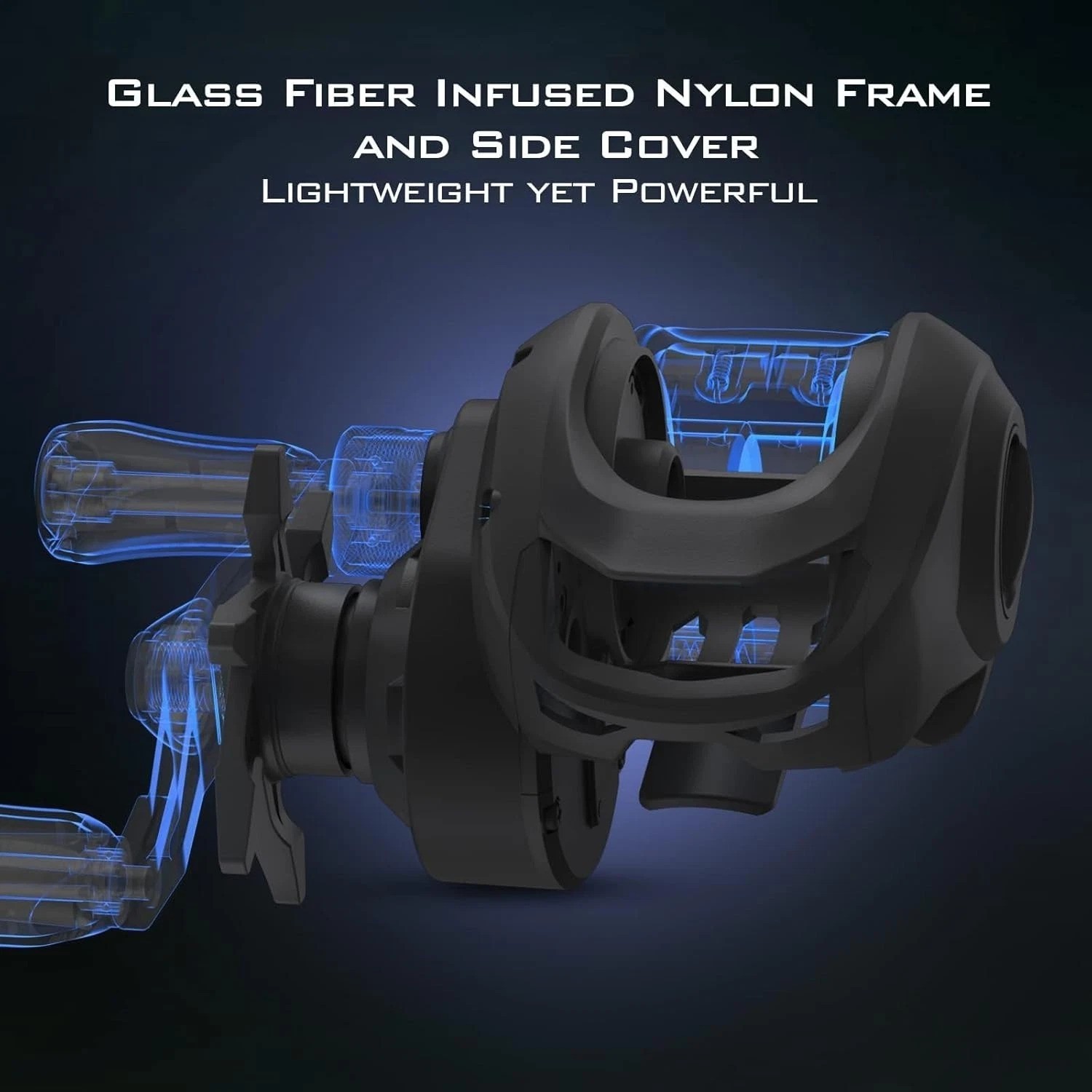 7.6 oz Centron Lite Baitcasting Reel – Glass Fiber Frame, Anti-Reverse System