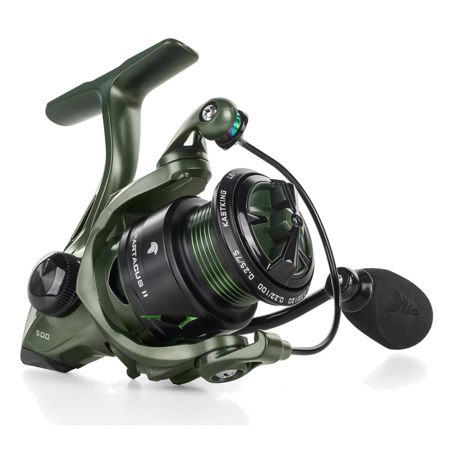 Spartacus II Spinning Reel – 22LB Max Drag, 7+1 BB, Lightweight Graphite Design