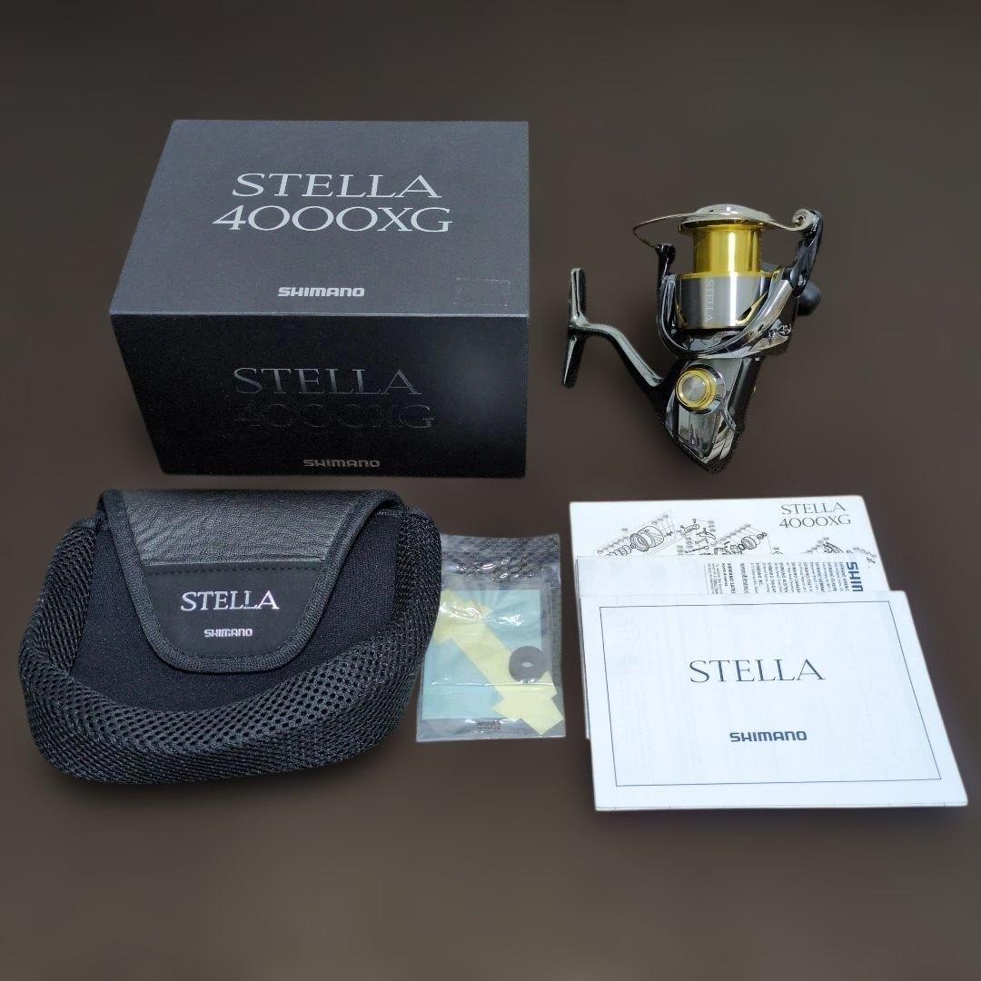 [EXC] Shimano 14 Stella 4000XG Fishing Reel Overhauled 2024 w/Box – From JAPAN