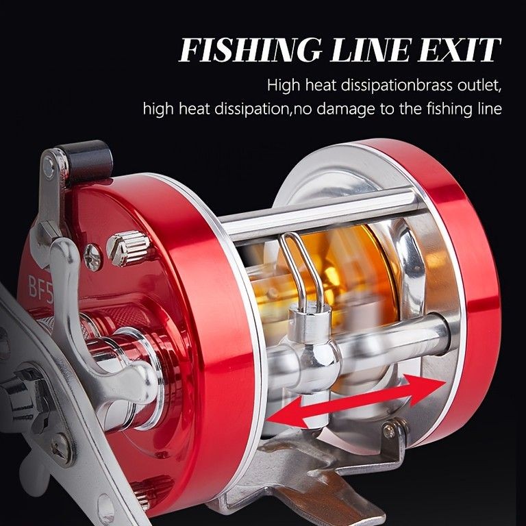 Baitcasting Reel 5.2:1 4.2:1 High Drag Force Left and Right Hand Use