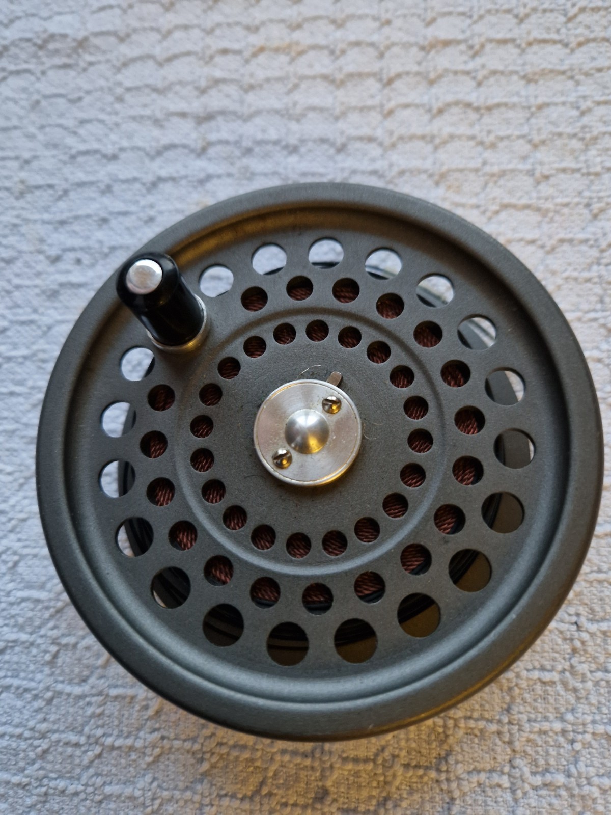 A1 excellent original rare grey Hardy Marquis #8/9 fly fishing reel spare spool