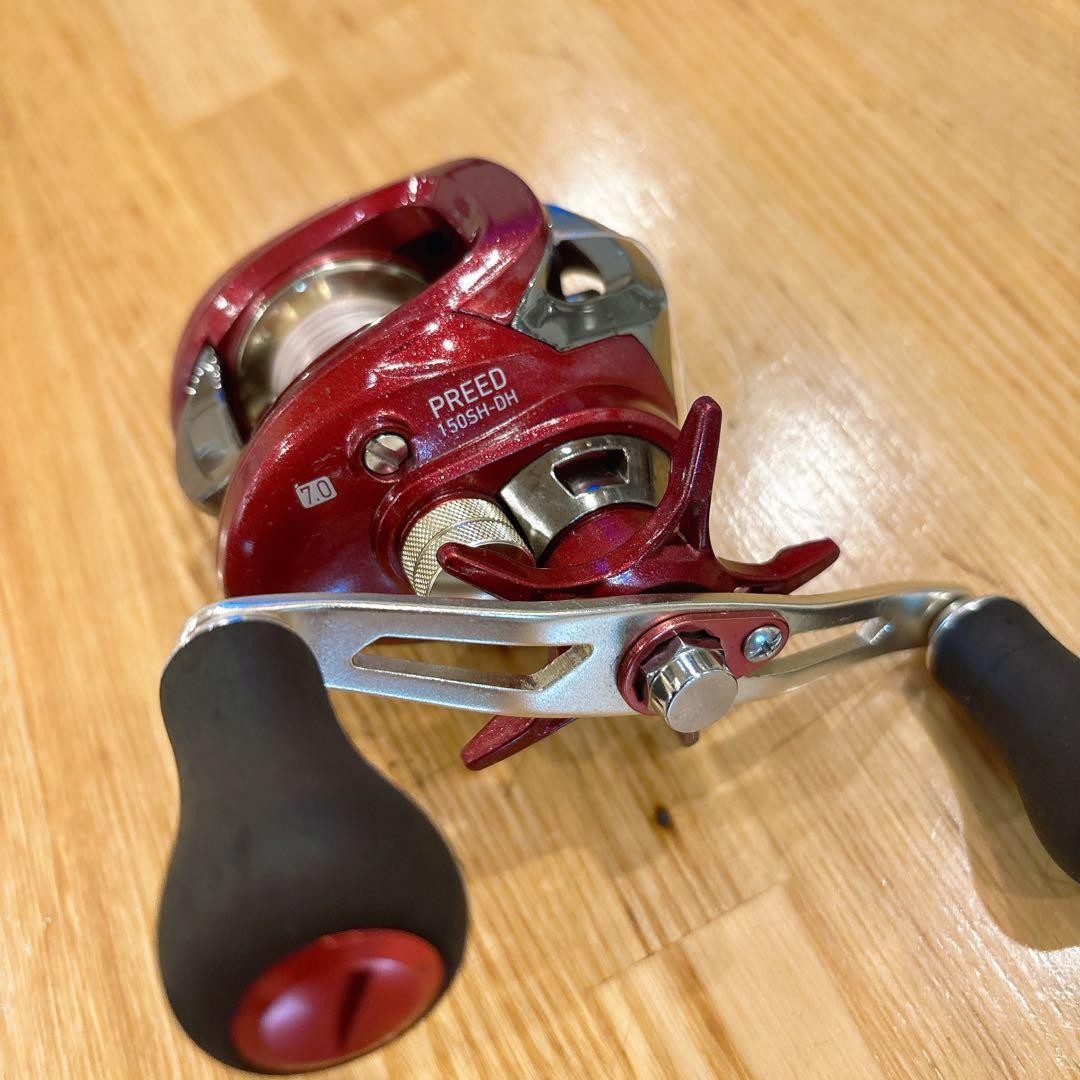 DAIWA PREED 150SH-DH 7.0 Baitcasting Reel Used JDM Japan
