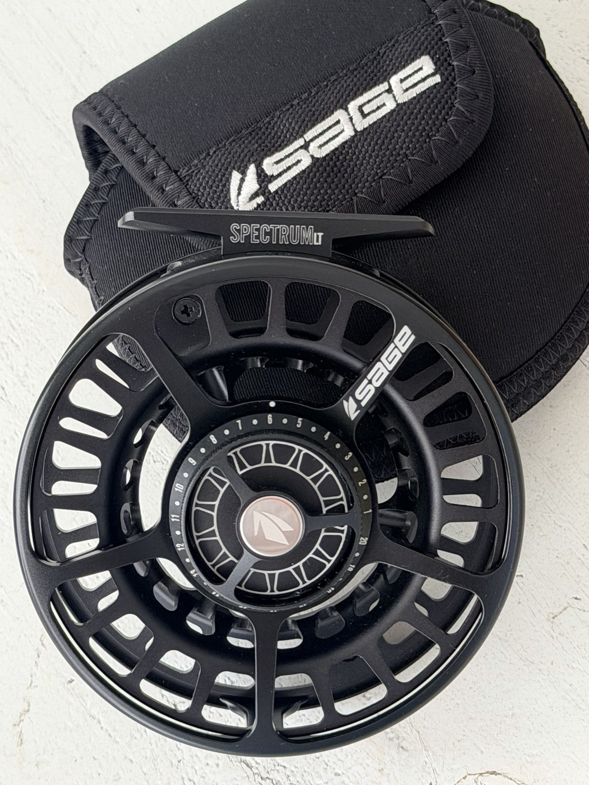 **BEAUTIFUL** 🔥SAGE SPECTRUM LT MATTE BLACK 7/8wt Fly REEL🔥~LQQK~