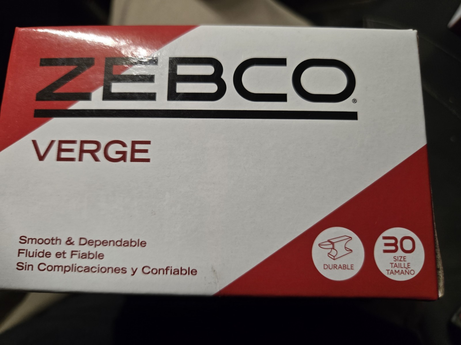 Zebco Verge 30 Spinning Reel Size 30 Pre-Spooled 10lb Line 3+1 Bearings