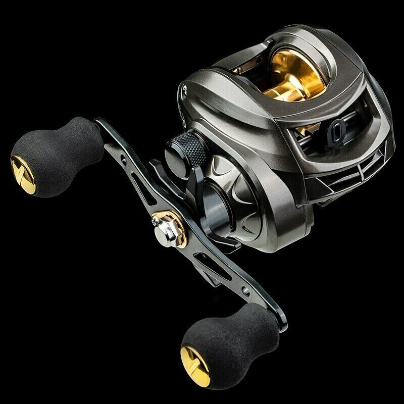 Baitcasting Fishing Reels 7.2:1 High Speed 17.6lb Max Drag Bass Pesca Left/Right