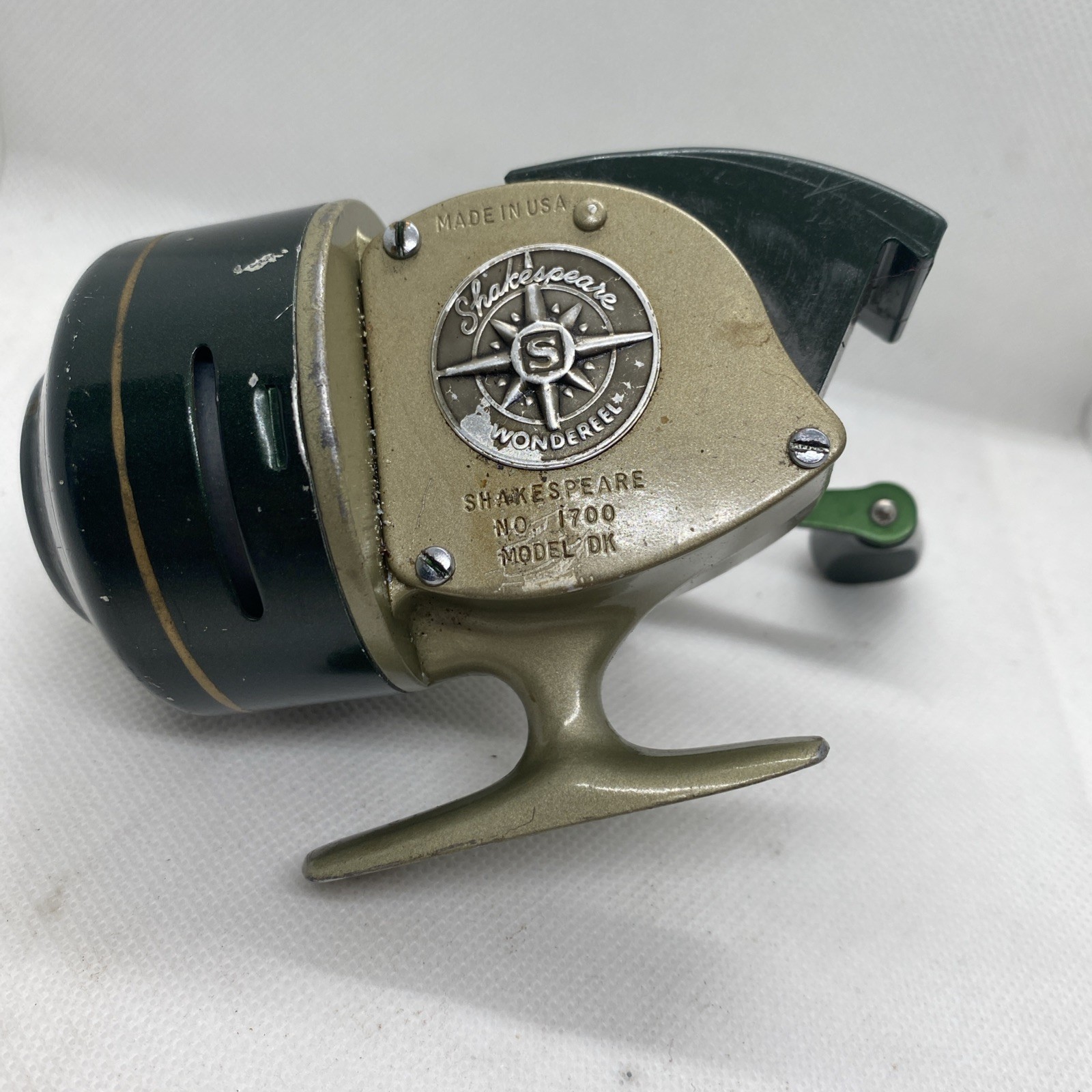 Vintage Shakespeare Wondereel #1700 Model DK Fishing Reel Made In USA