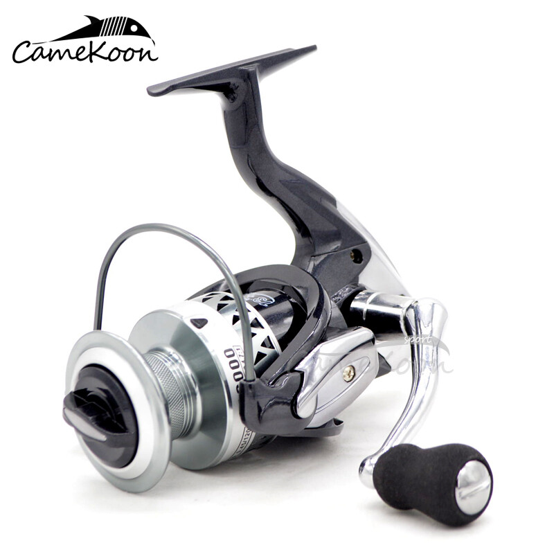 CAMEKOON Spinning Reel 5.5:1 Gear Ratio Braid Ready Spool Surf Carp Bass Fishing