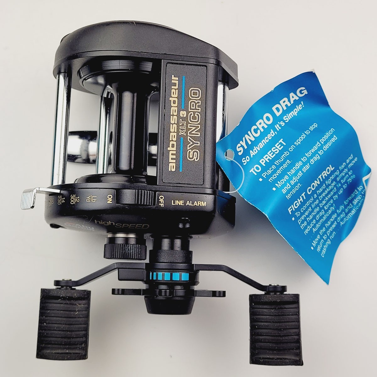 Vintage NOS Abu Garcia Ambassadeur Baitcasting Reel Boxed – XLT 3 Syncro