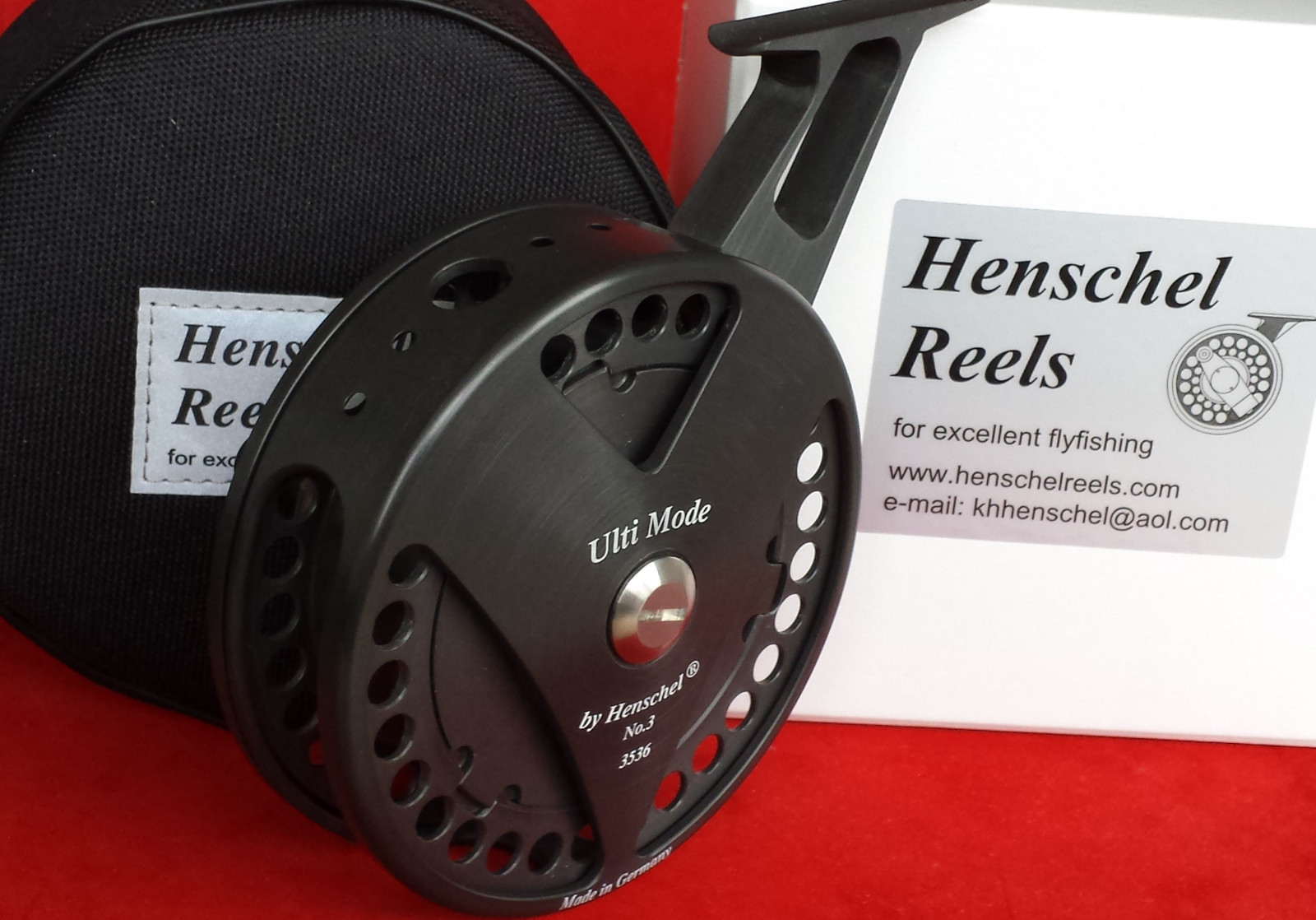 HENSCHEL ULTI MODE # 3, 10-11, saltwater fly reel = Anti Reverse + Direct Drive