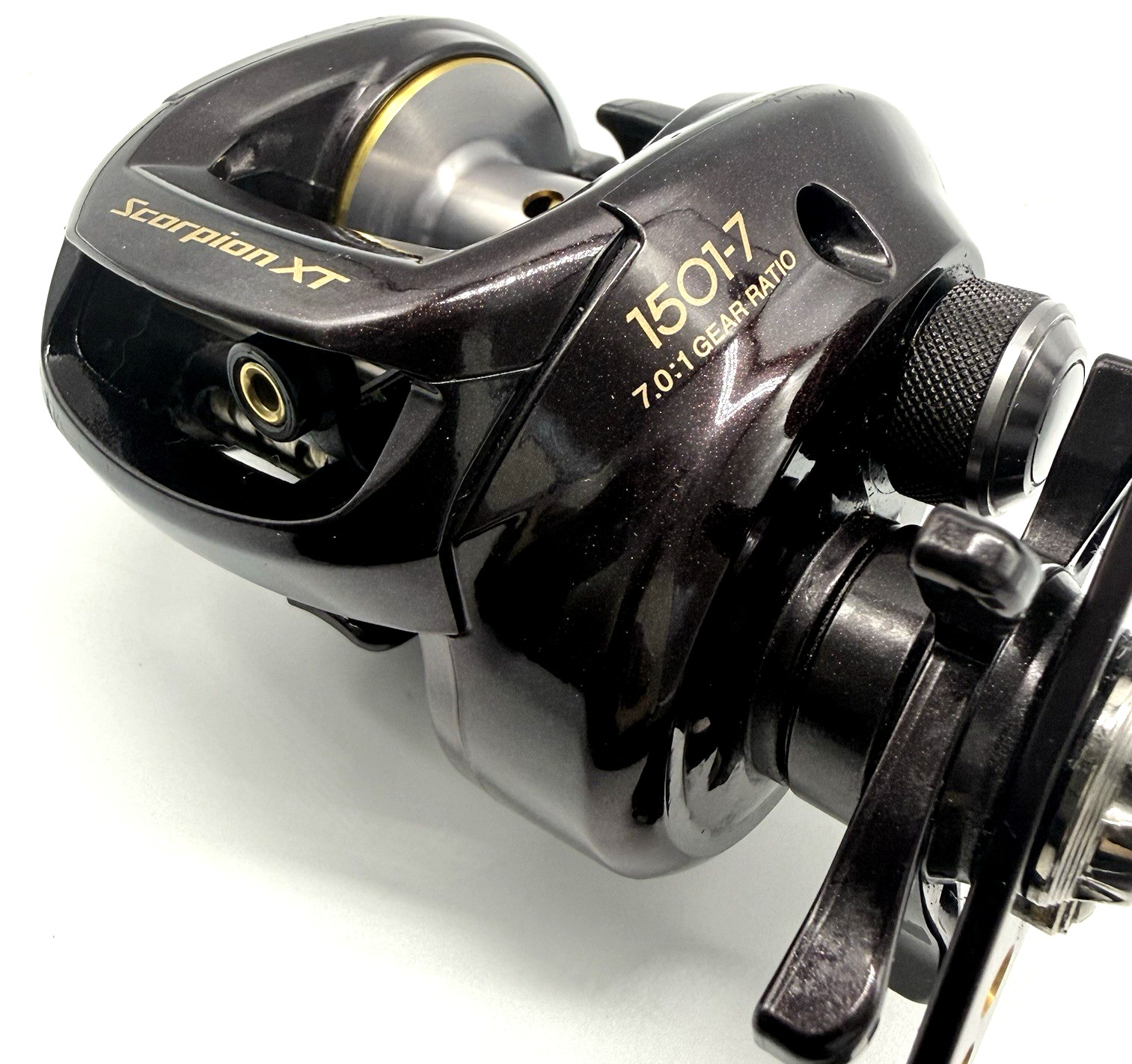 Shimano 09 Scorpion XT 1501-7 Left Hand Bait Casting Reel „Excellent“ From JAPAN