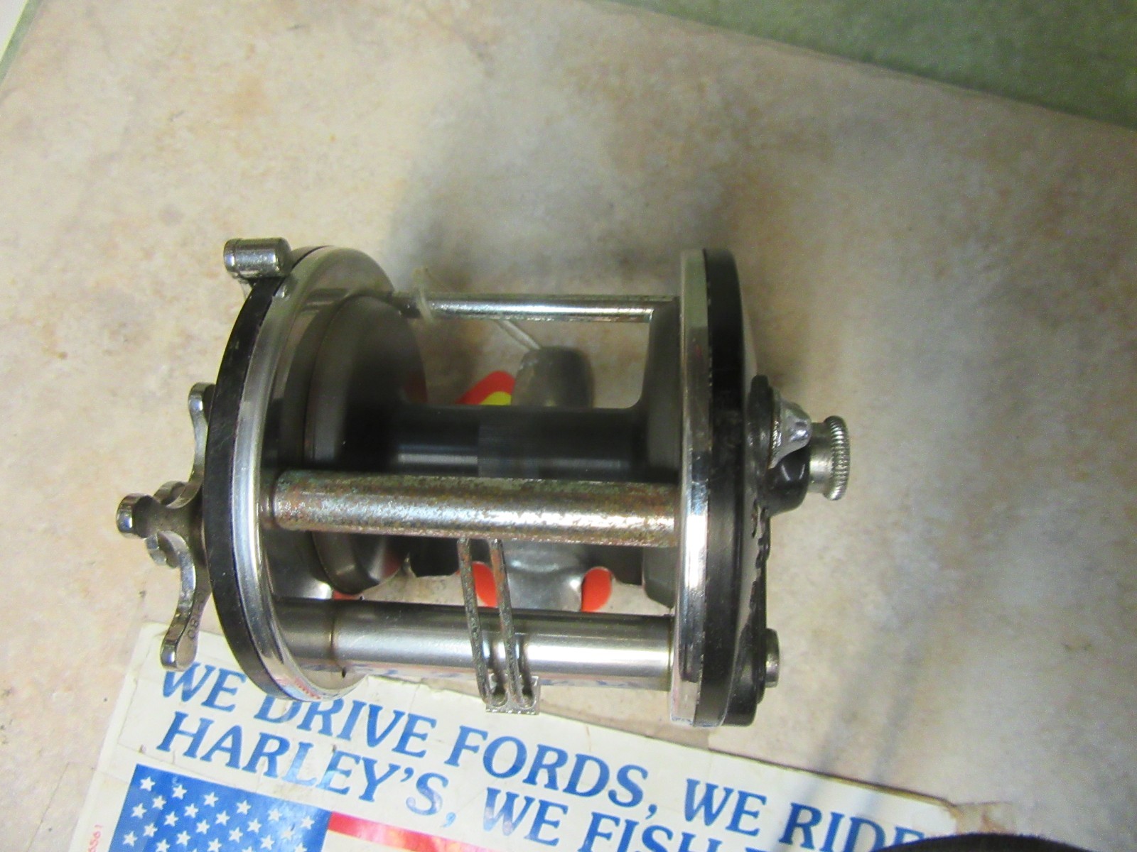 2292 Penn 9 Levelwind Sm. Game Bottom & Trolling Reel FOR PARTS