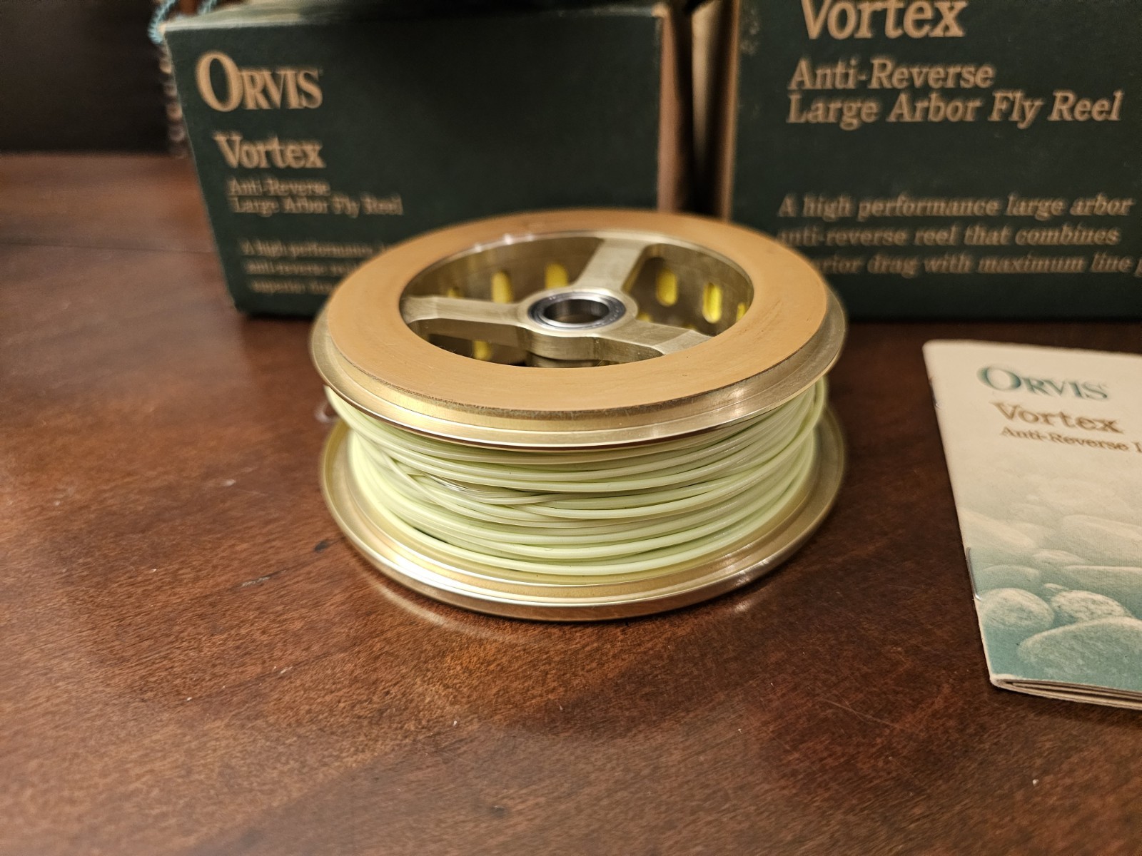 Orvis Ant-reverse Large Arbor Fly 7/8 Reel W/Extra Spool W/Soft Cases In Boxes