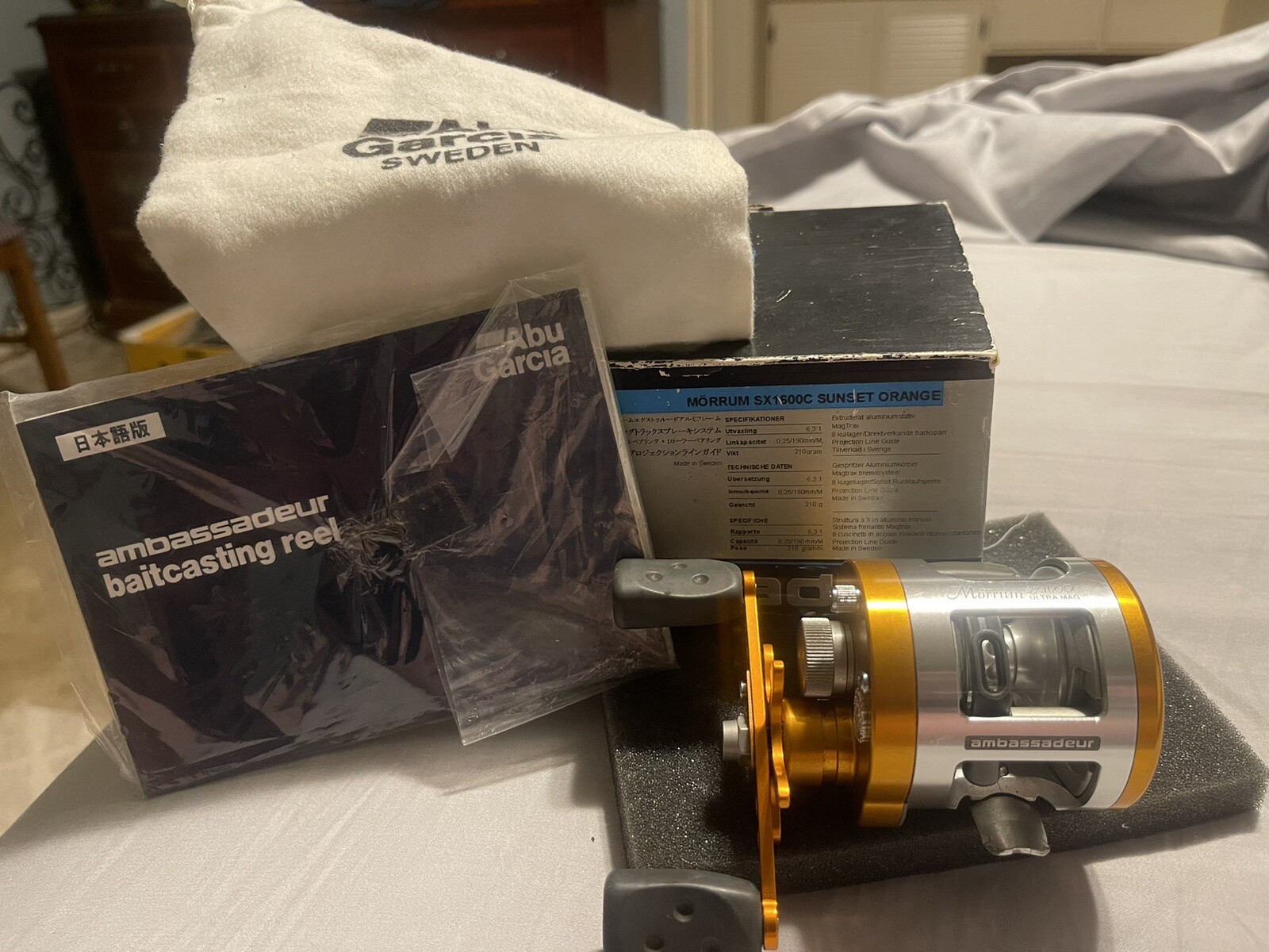 Abu Garcia Morrum SX1600C Special Edition Very Rare Reel For A Collection