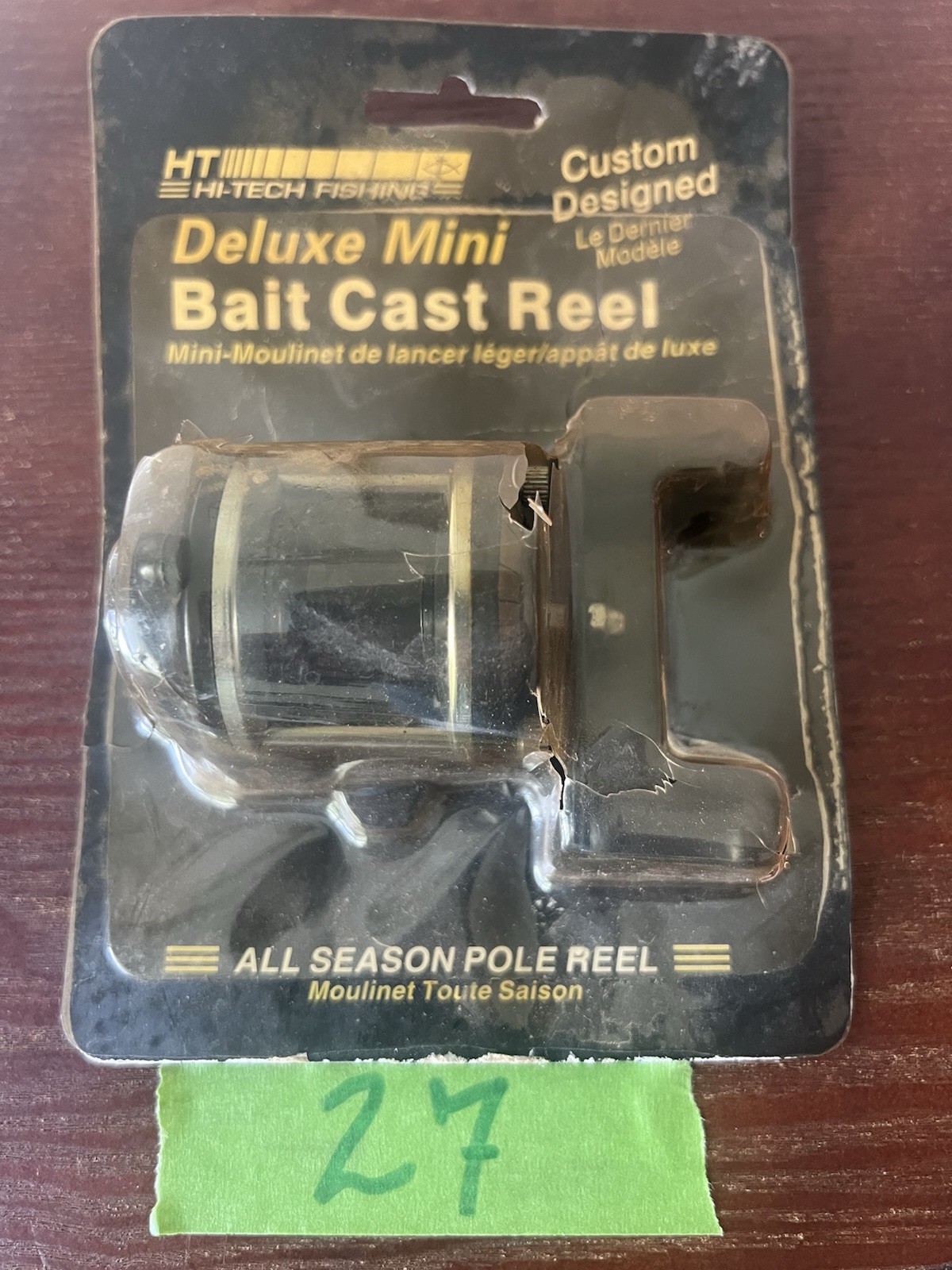 HT Hi-Tech Fishing Deluxe Mini Bait Cast Reels MBR-2 New In Box New Old Stock