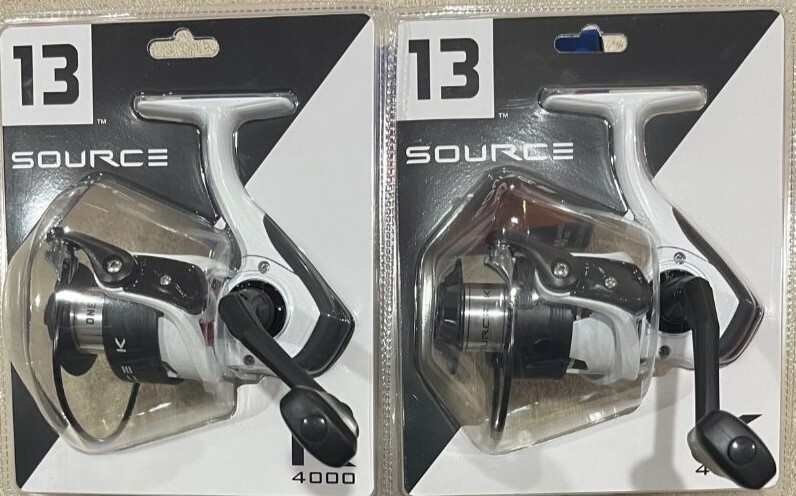 2X) 13 FISHING One 3 Source K 4000 Spinning Reel NEW! #SORK4000 ~ NEW IN PACKAGE