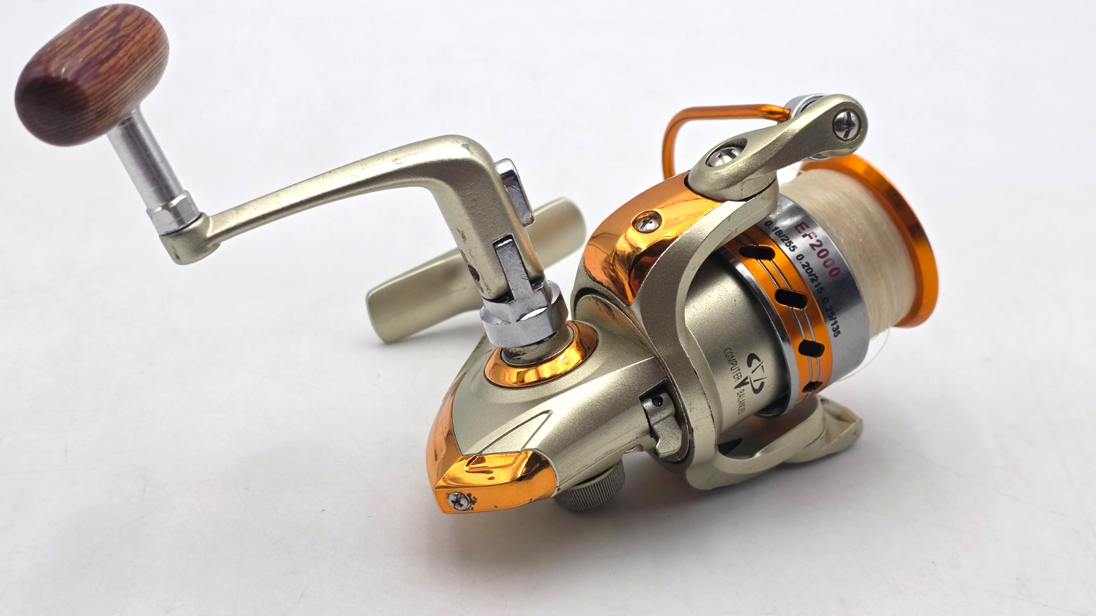 Yumoshi EF2000 Reelsking Clear Ratic 5.5:1 Spinning Reel .18/255 .20/215 .25/135