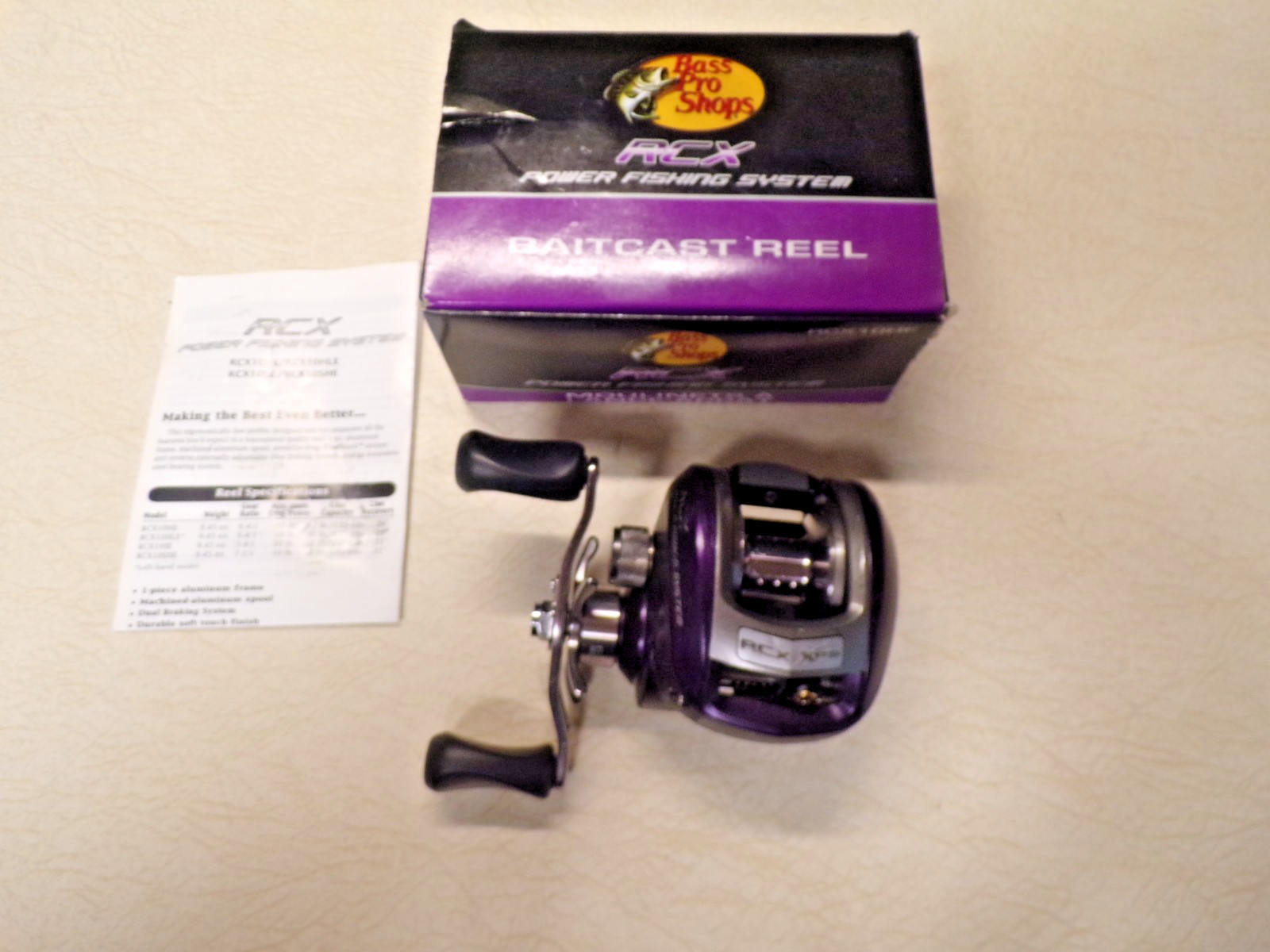 BASS PRO SHOPS FISHING REEL – RICK CLUNN – 8 BALL B. – 7:1:1 GEAR R. – GREAT CON