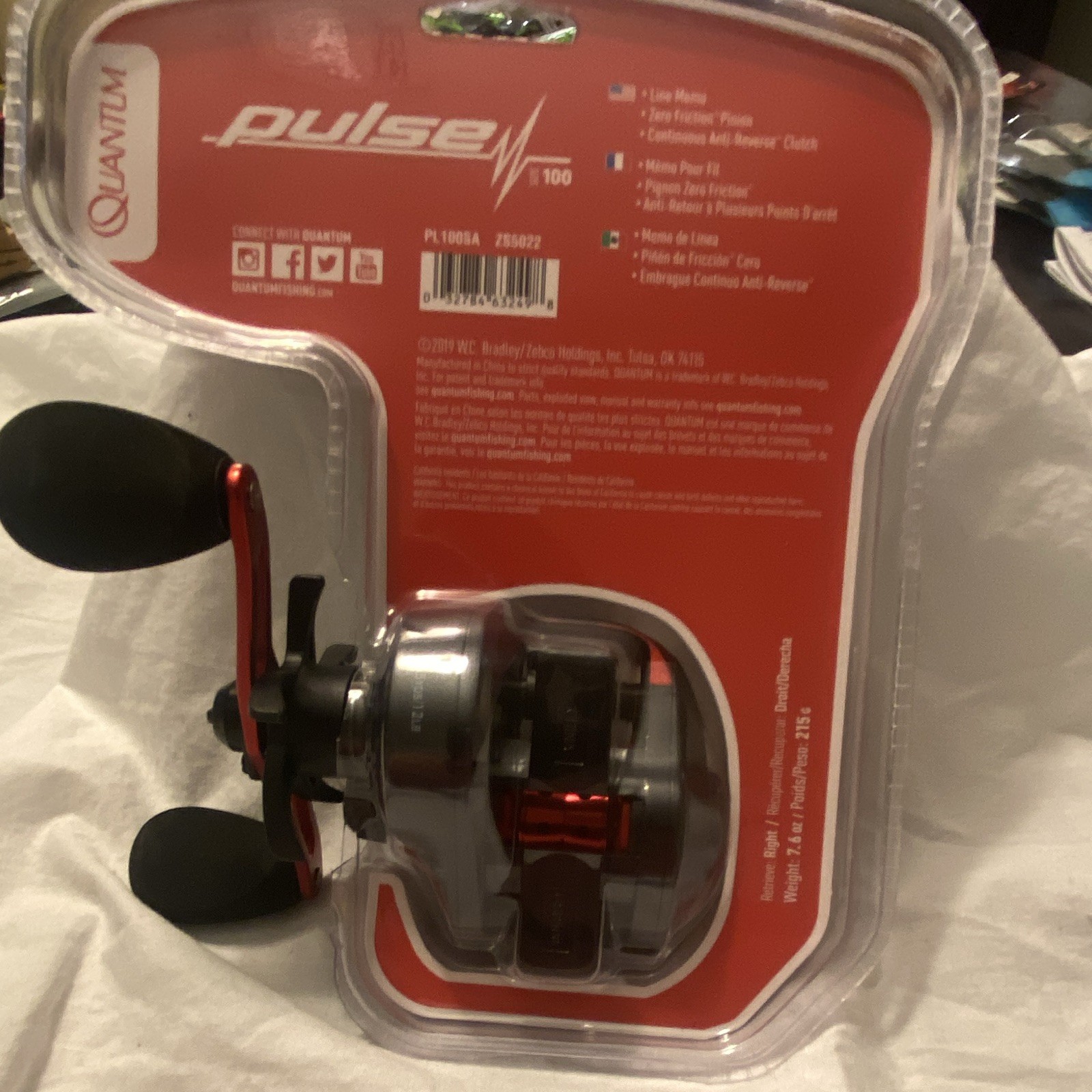 Quantum Pulse 100 + Zebco Stinger lot of (2) reels 6.6:1 4+1BB Star Drag bundle