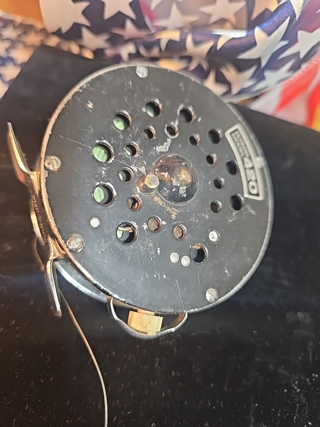 Vintage New Old Stock – OLYMPIC Model 420 Fly Reel Fishing Reel, moves freely