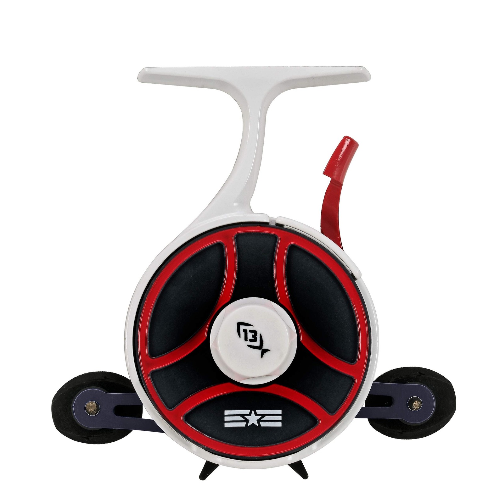 13 Fishing Freefall Ghost Maverick Inline Ice Reel Patriot Edition Left Hand