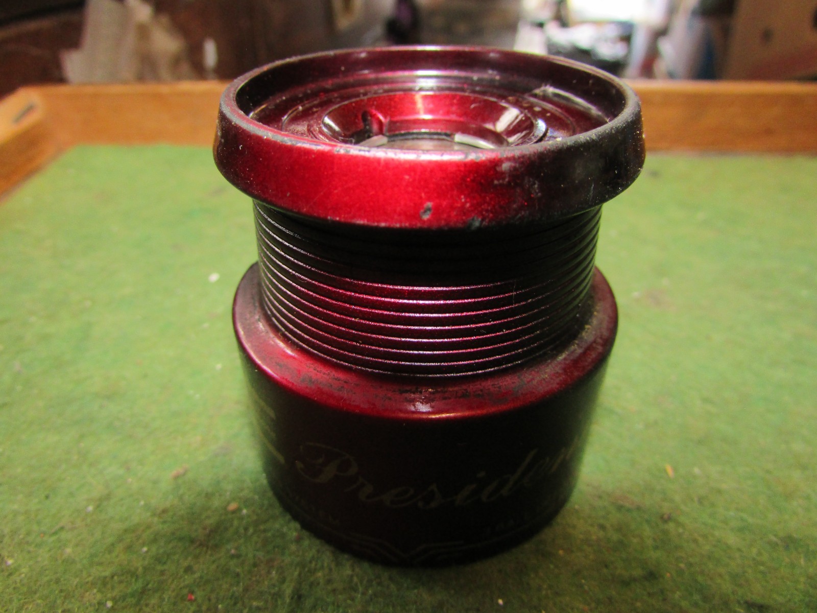 SHAKESPEARE PRESIDENT 2509-0040 FRONT DRAG REEL GRAPHITE SPARE SPOOL X 2 VGC