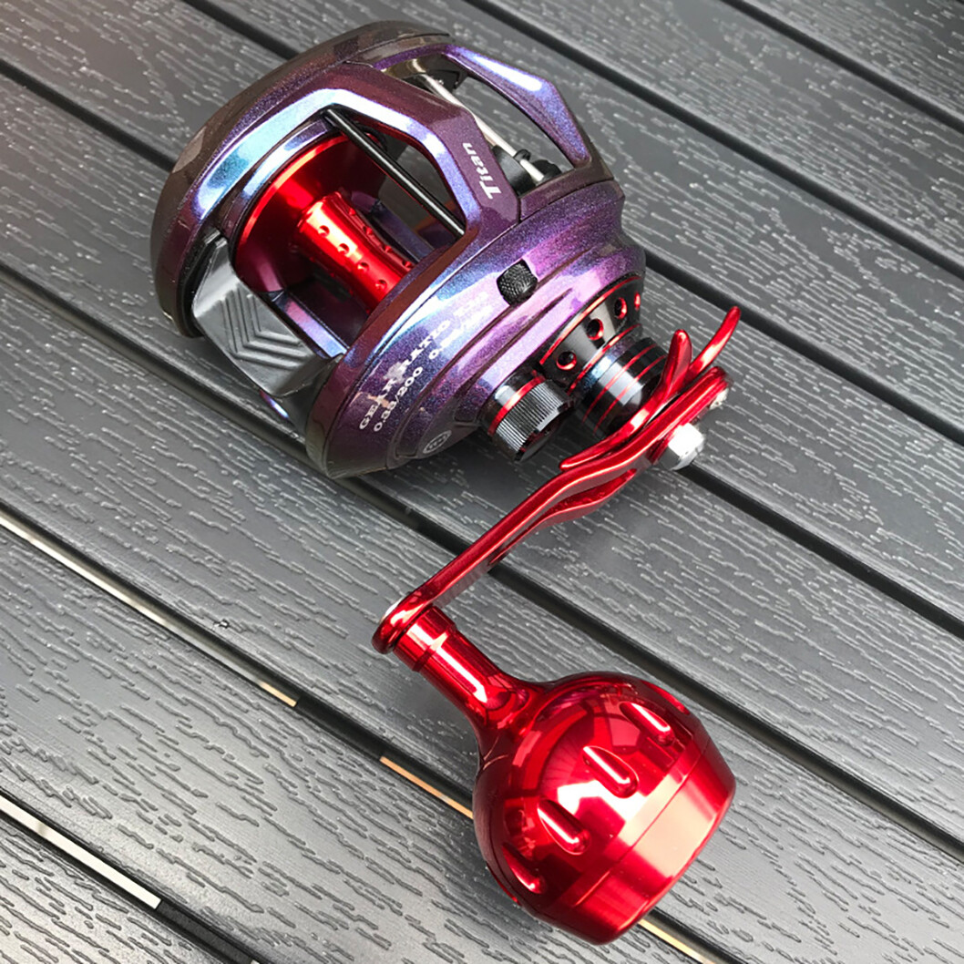 Titan Jigging Reel Saltwater Baitcasting Reel 7.1:1 Righ Left Hand Carbon Metal