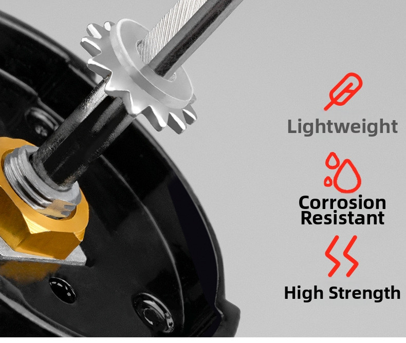 Precision CNC Metal Fishing Reel with 10KG Max Drag and Zinc Gear Plate
