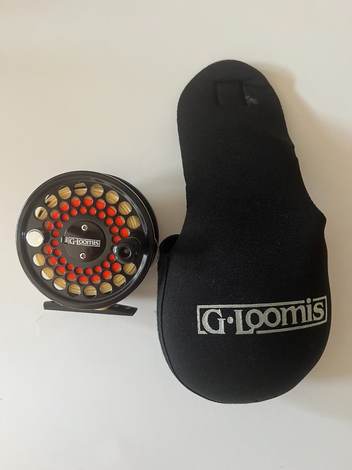 g loomis fly reel GL6-7-8 with pouch