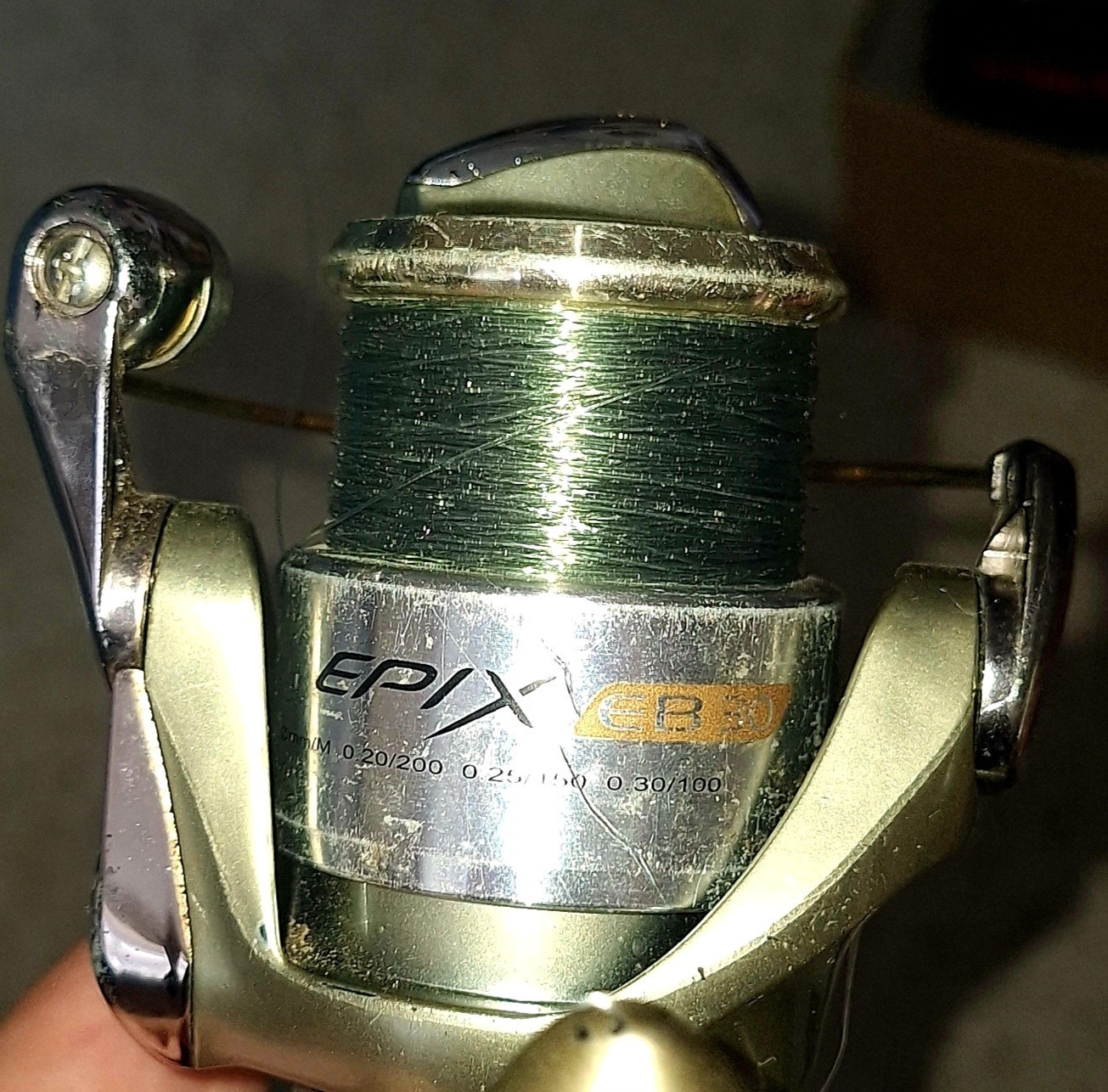 OKUMA Epix EB30 Fixed Spool Spinning/Baitcasting Reel Good Used WorkingCondition