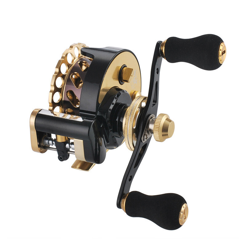 Flying Reel Metal Front Reel Gear Ratio 2:1 Ball Bearings 10+1 Automatic Cable