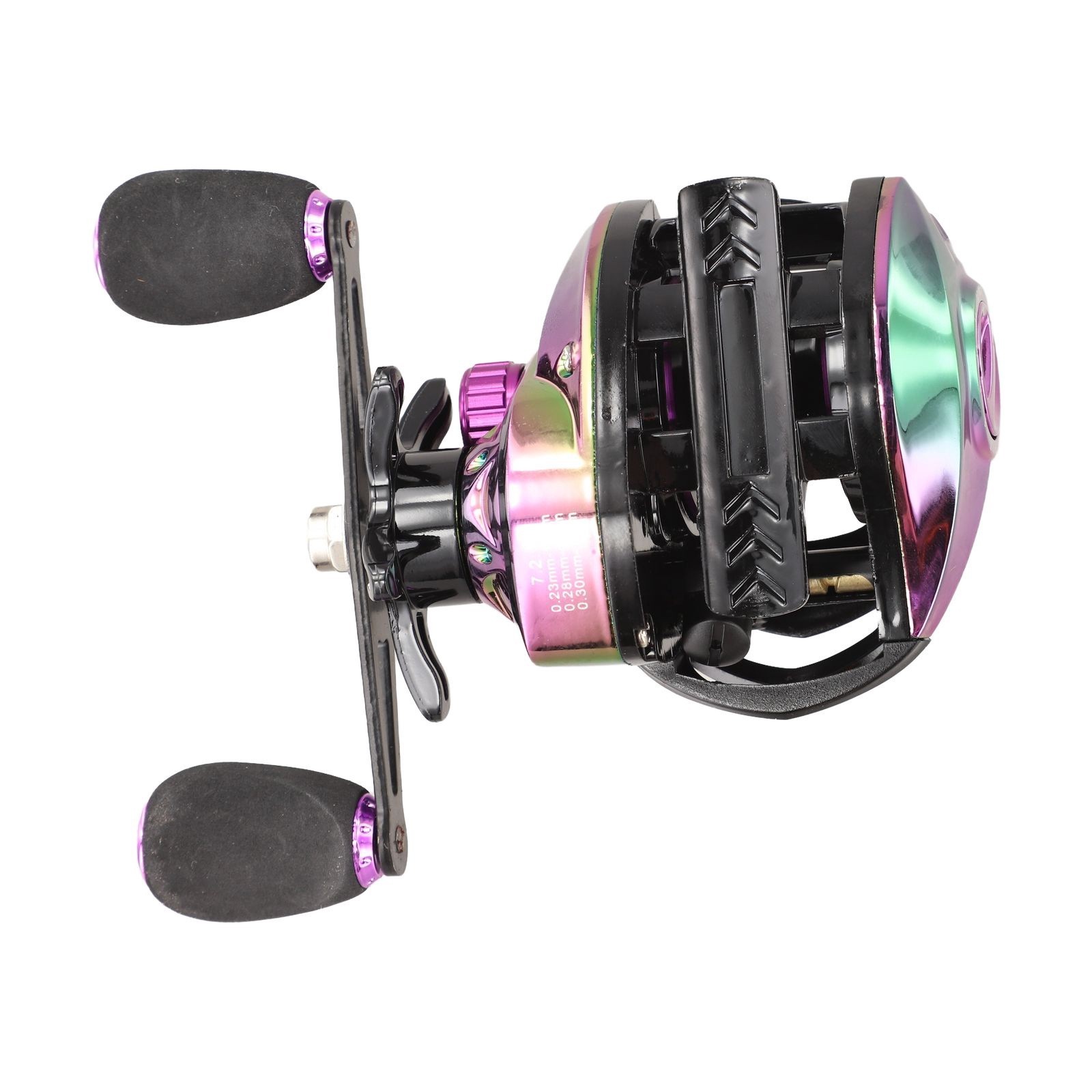 Colorful Baitcasting Reel 7 21 Gear Ratio Lightweight with 8kg Braking