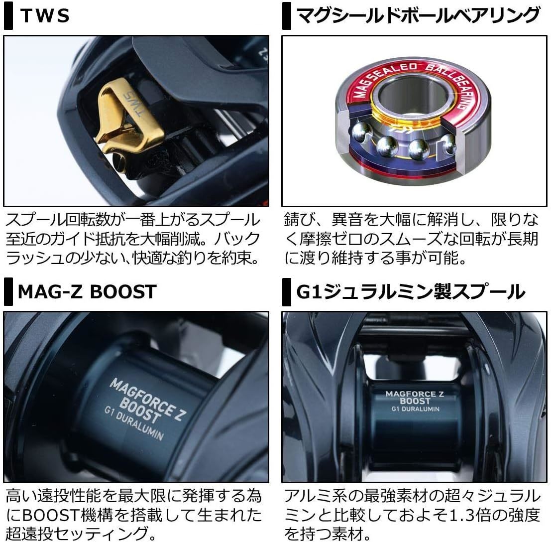 Daiwa 21 Steez A TW HLC 6.3 Right Handle 2021 Model