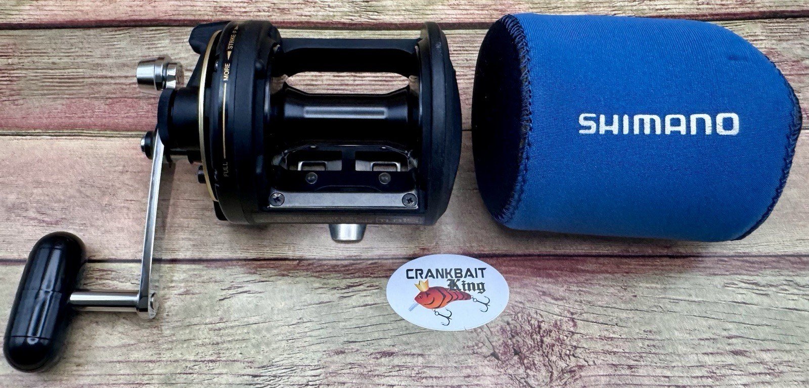PRISTINE SHIMANO TLD 15 LEVER DRAG CONVENTIONAL FISHING REEL GRAPHITE TLD15