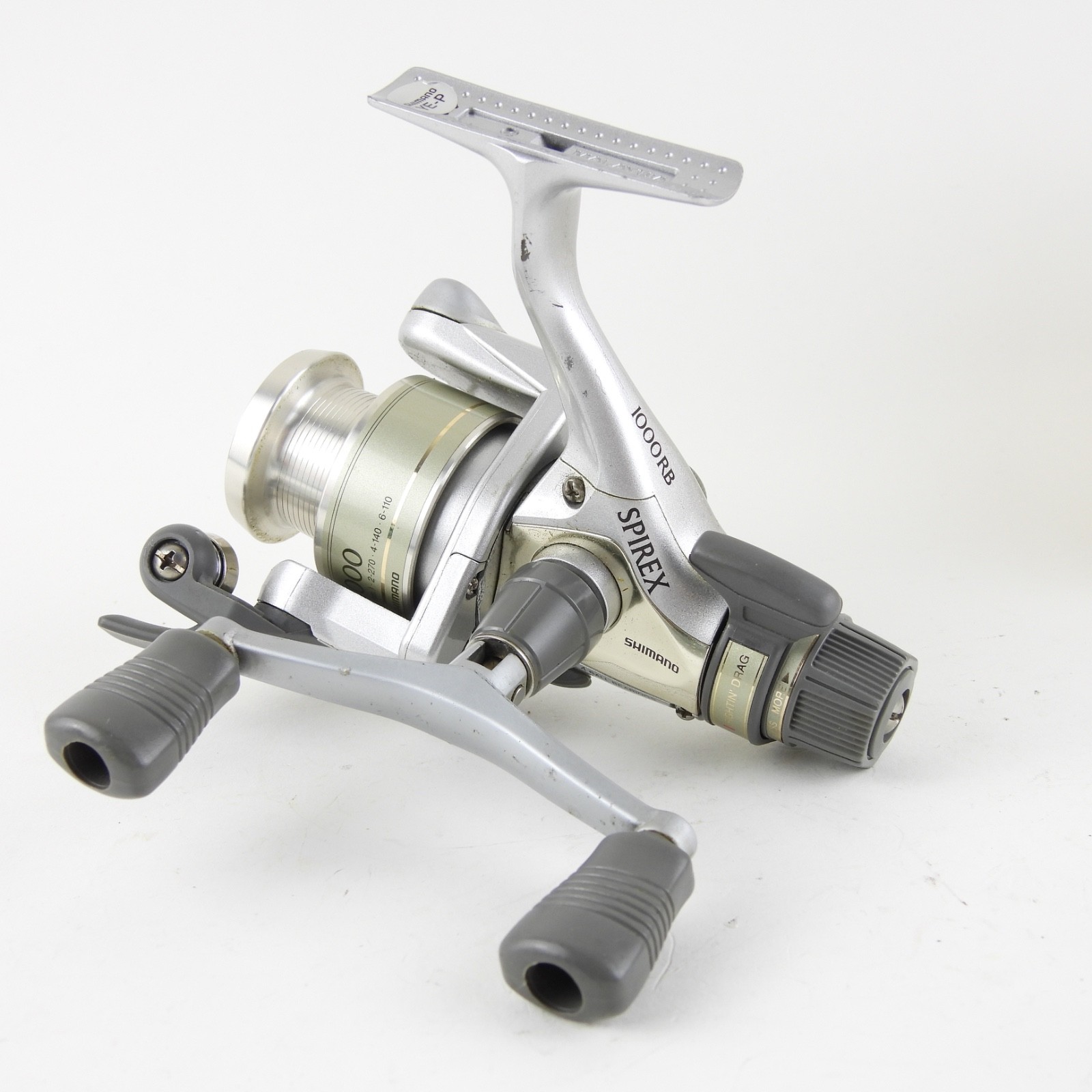 Shimano Spirex 1000RB Fishing Reel. W/ Box & Spare Spool.