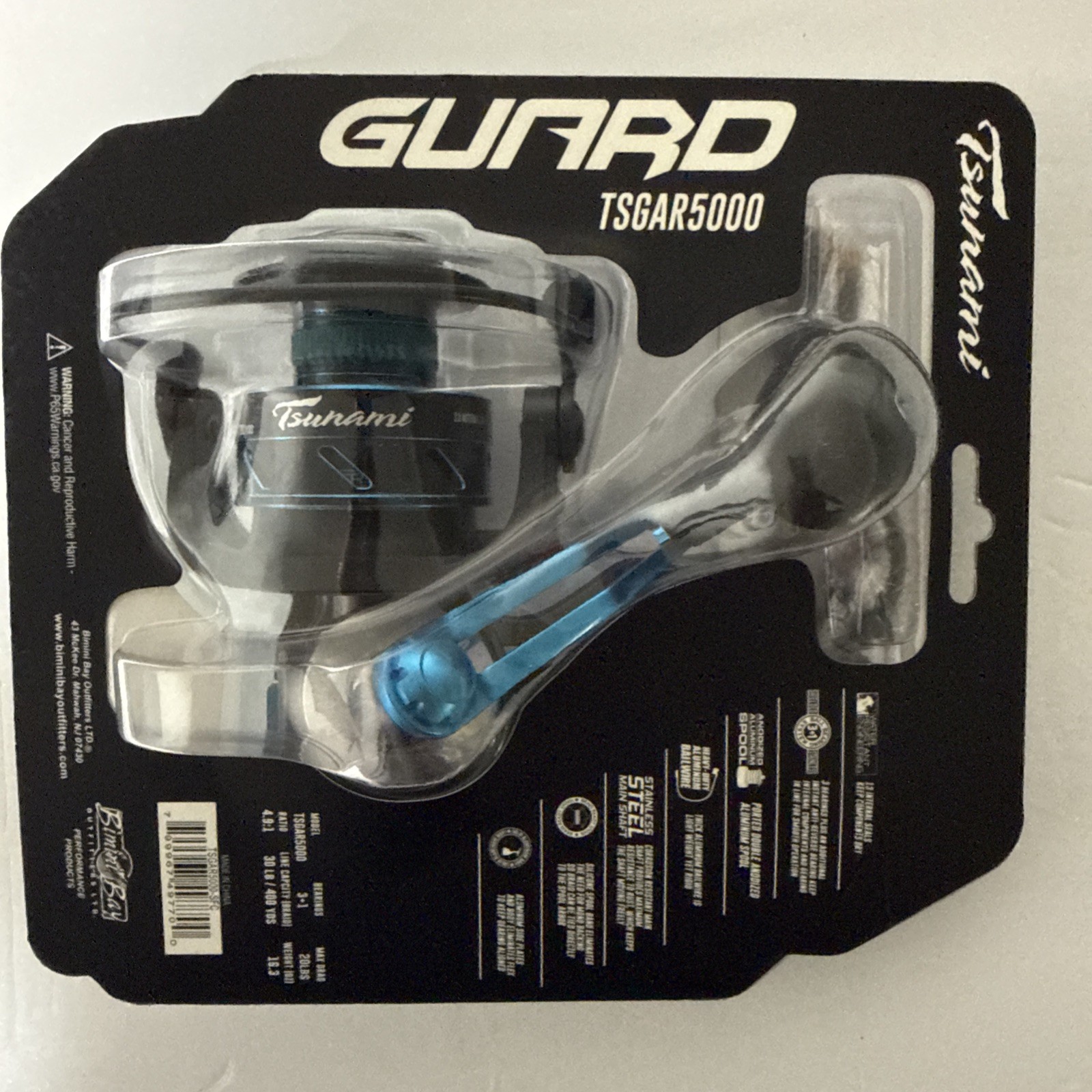 Tsunami Guard TSGAR5000 Fishing Spinning Reel (BRAND NEW)
